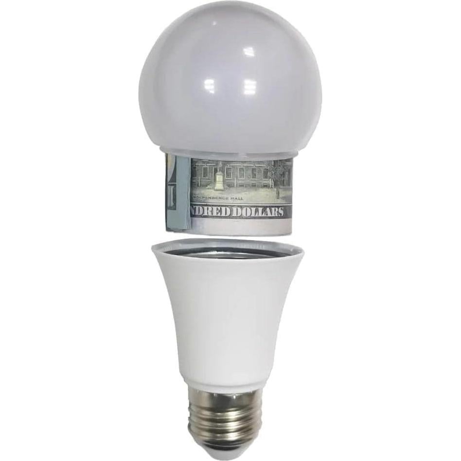 Caja de Seguridad Bombilla Blanca Jinshining 15 cm Discreta