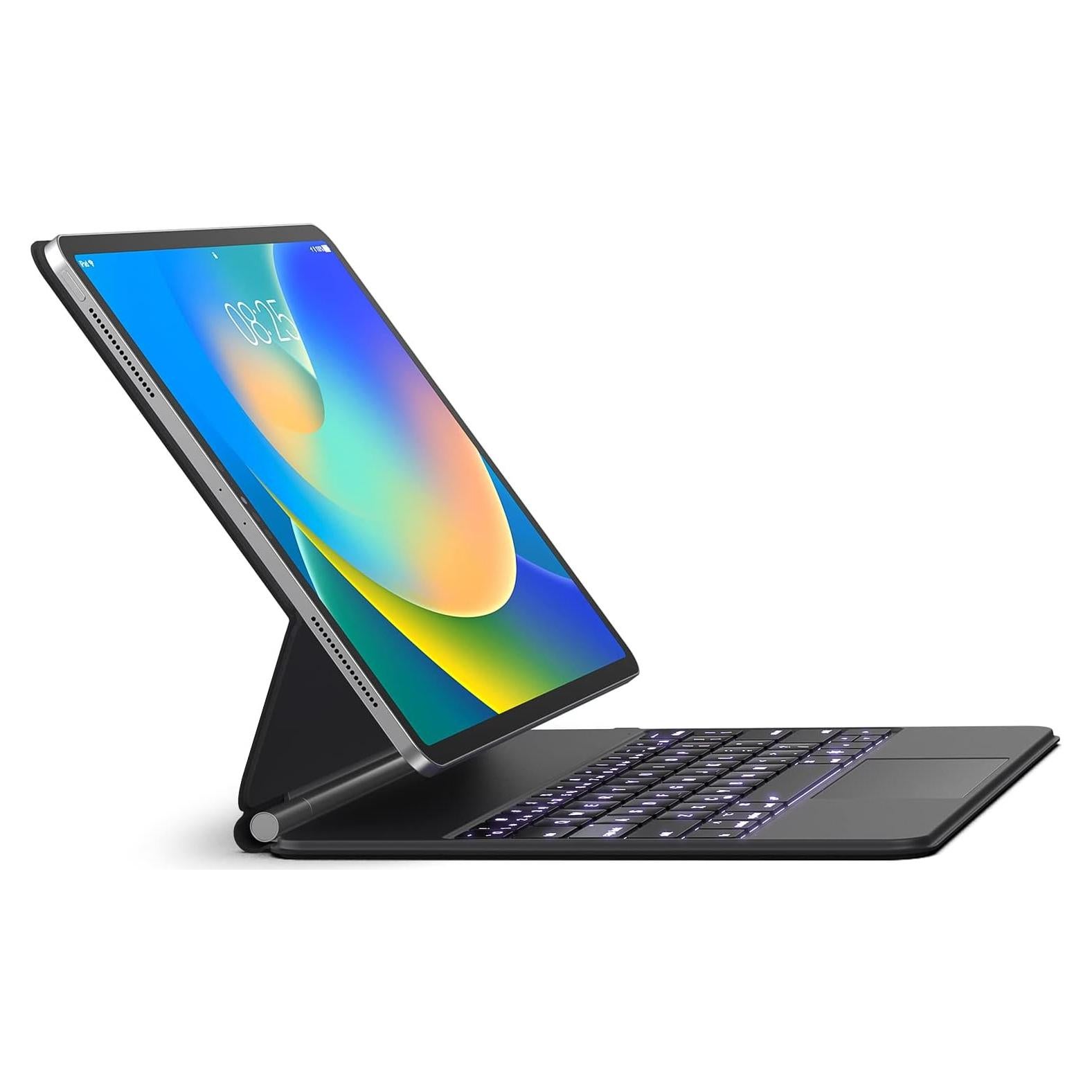 Funda Teclado Magnético para iPad Air 13 y Pro 12.9 - Negro