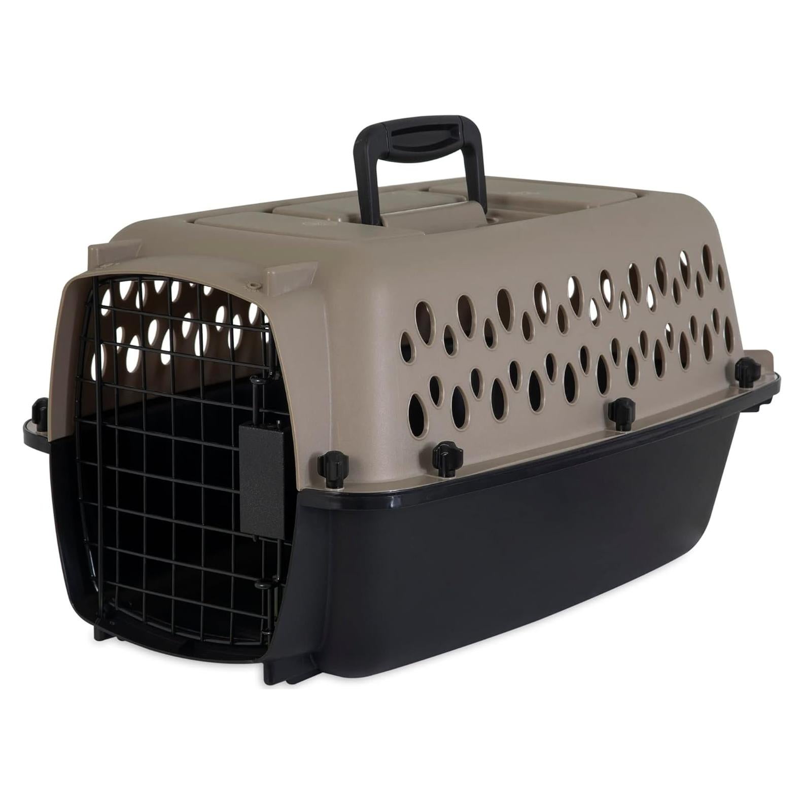 Petmate Vari Kennel Perro 19" Aprobado Aerolíneas Taupe