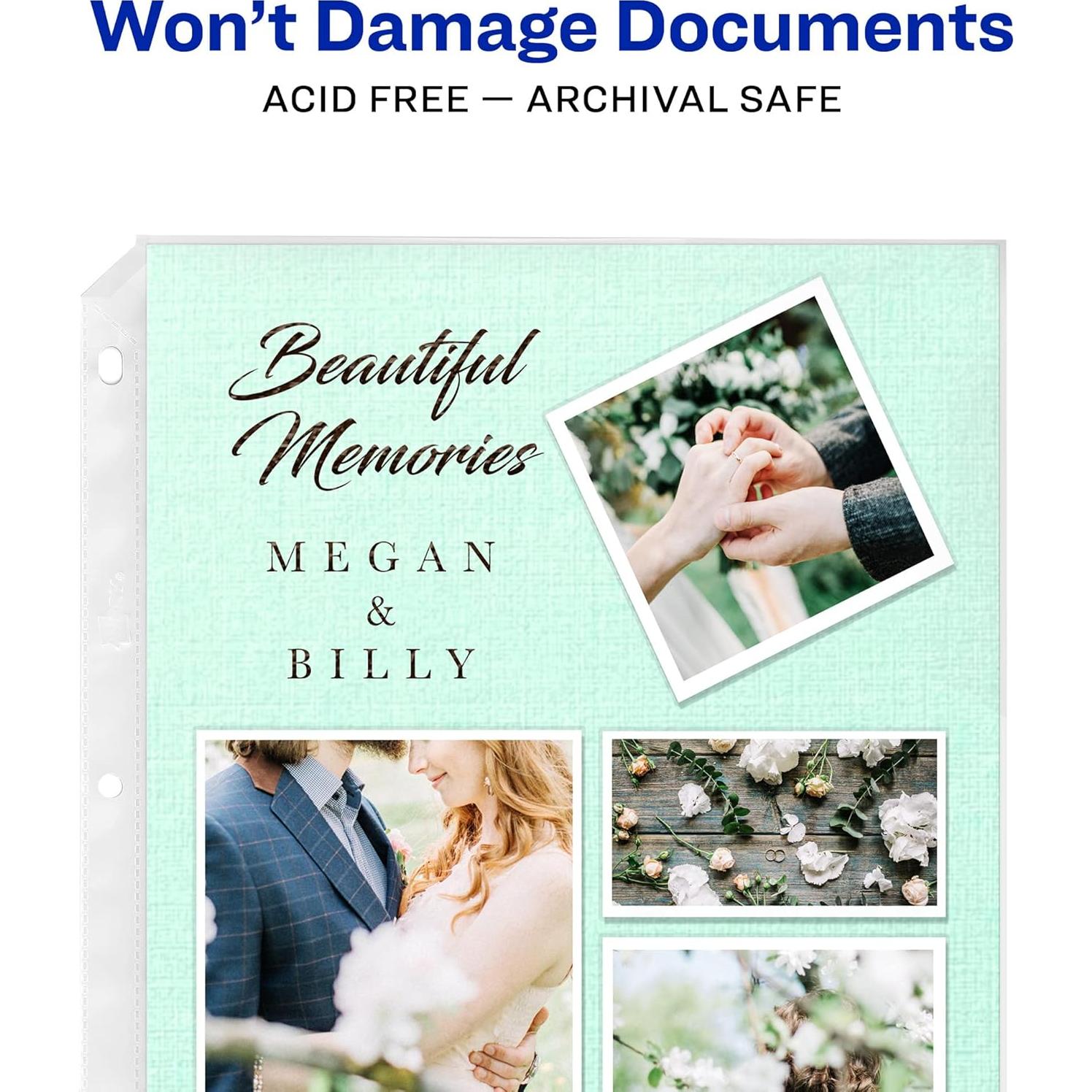 Protectores de hojas Avery 74171, 25 unidades, 50 hojas