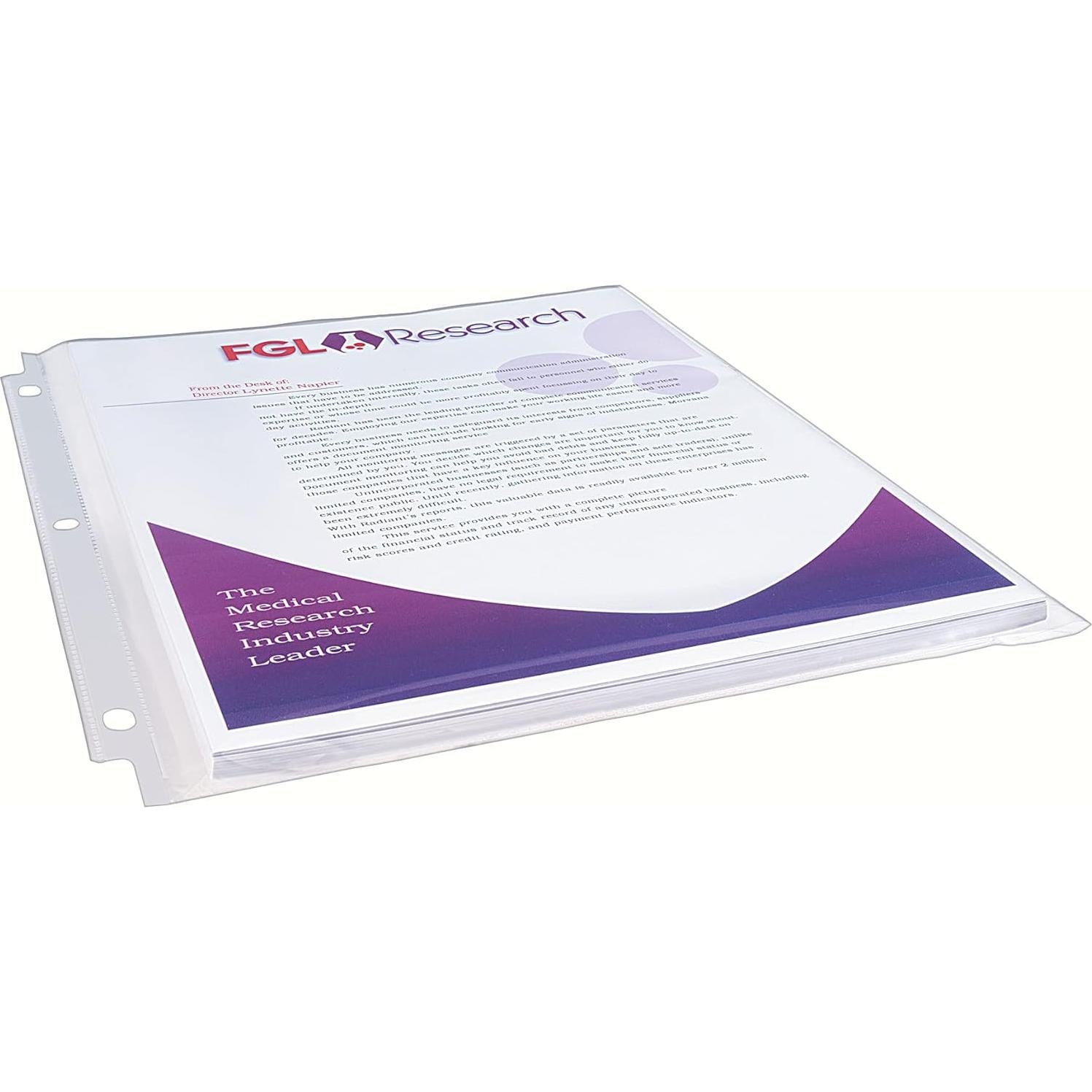 Protectores de hojas Avery 74171, 25 unidades, 50 hojas