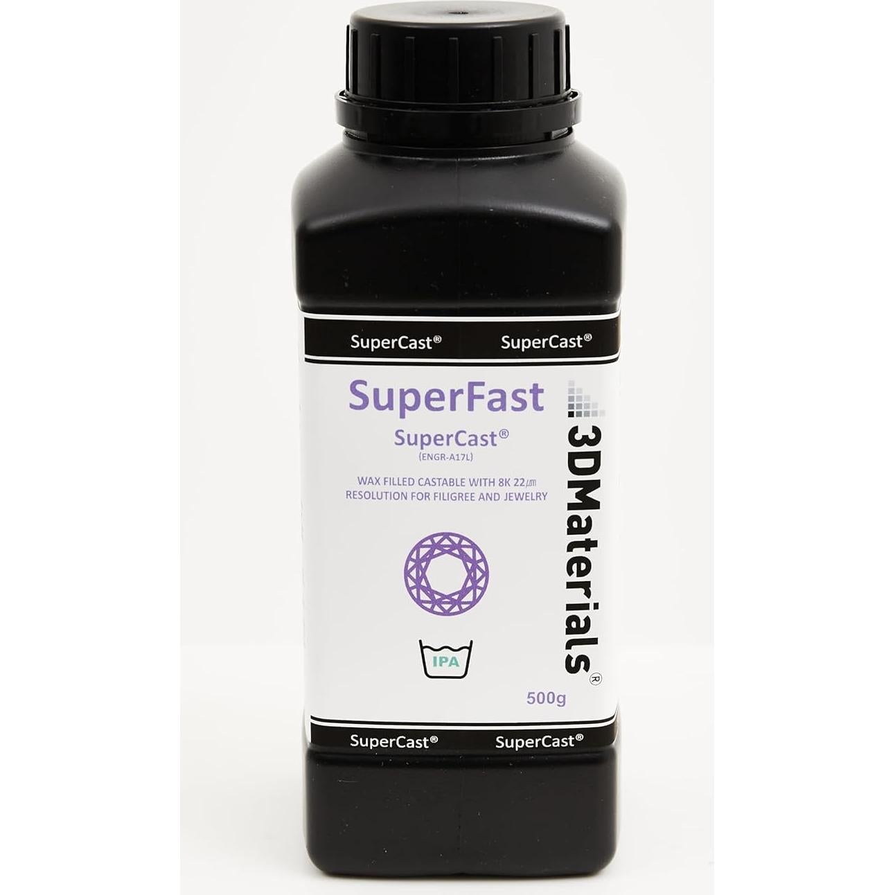 Resina 3D SuperCast 8K 500g Relleno de Cera para Joyería