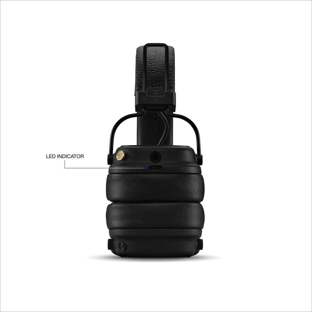 Auriculares Bluetooth Marshall Major V On-Ear, Negro