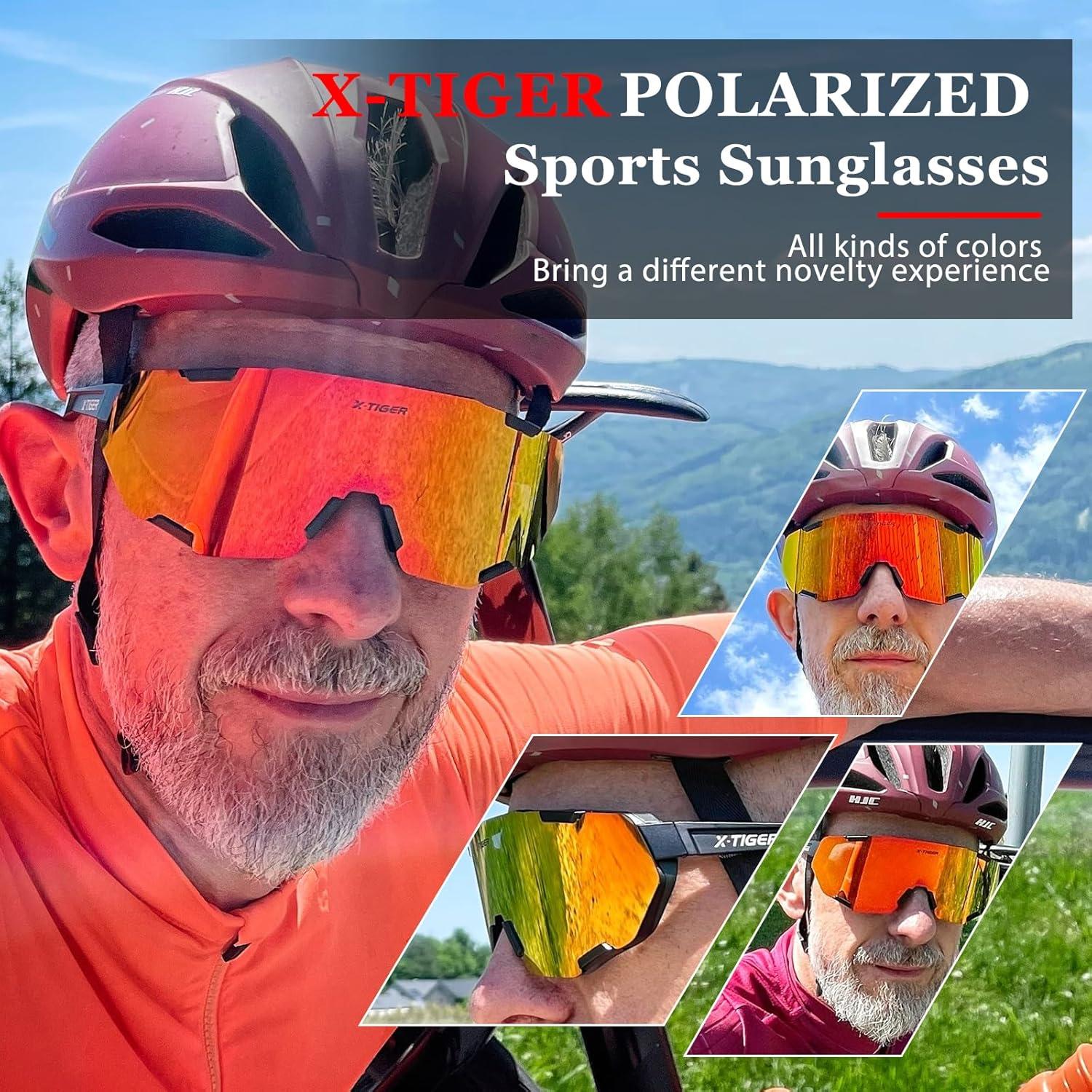 Gafas de Ciclismo X-TIGER 5 Lentes Intercambiables UV400