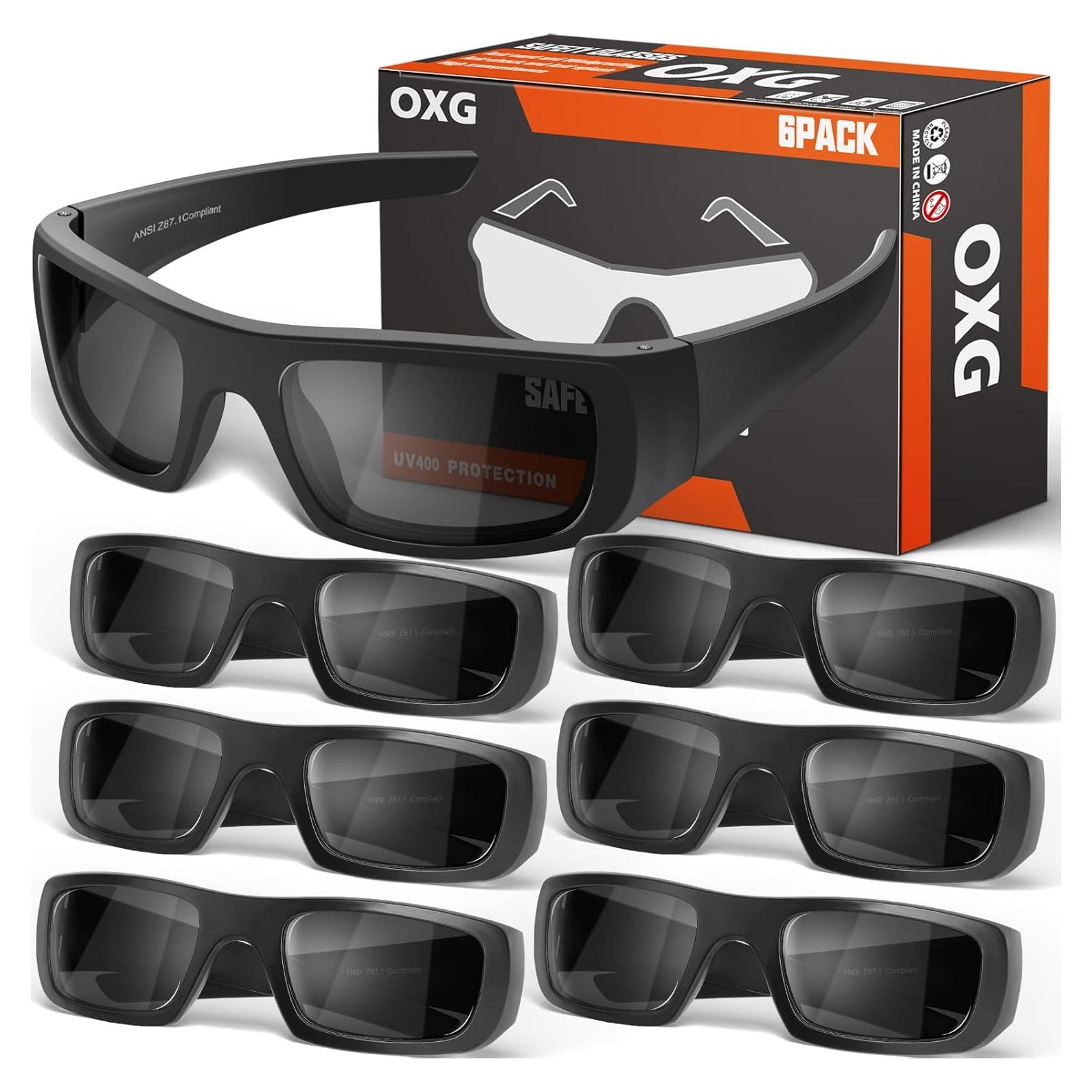 Gafas de Seguridad OXG Unisex ANSI Z87.1 Resistentes a Rayones