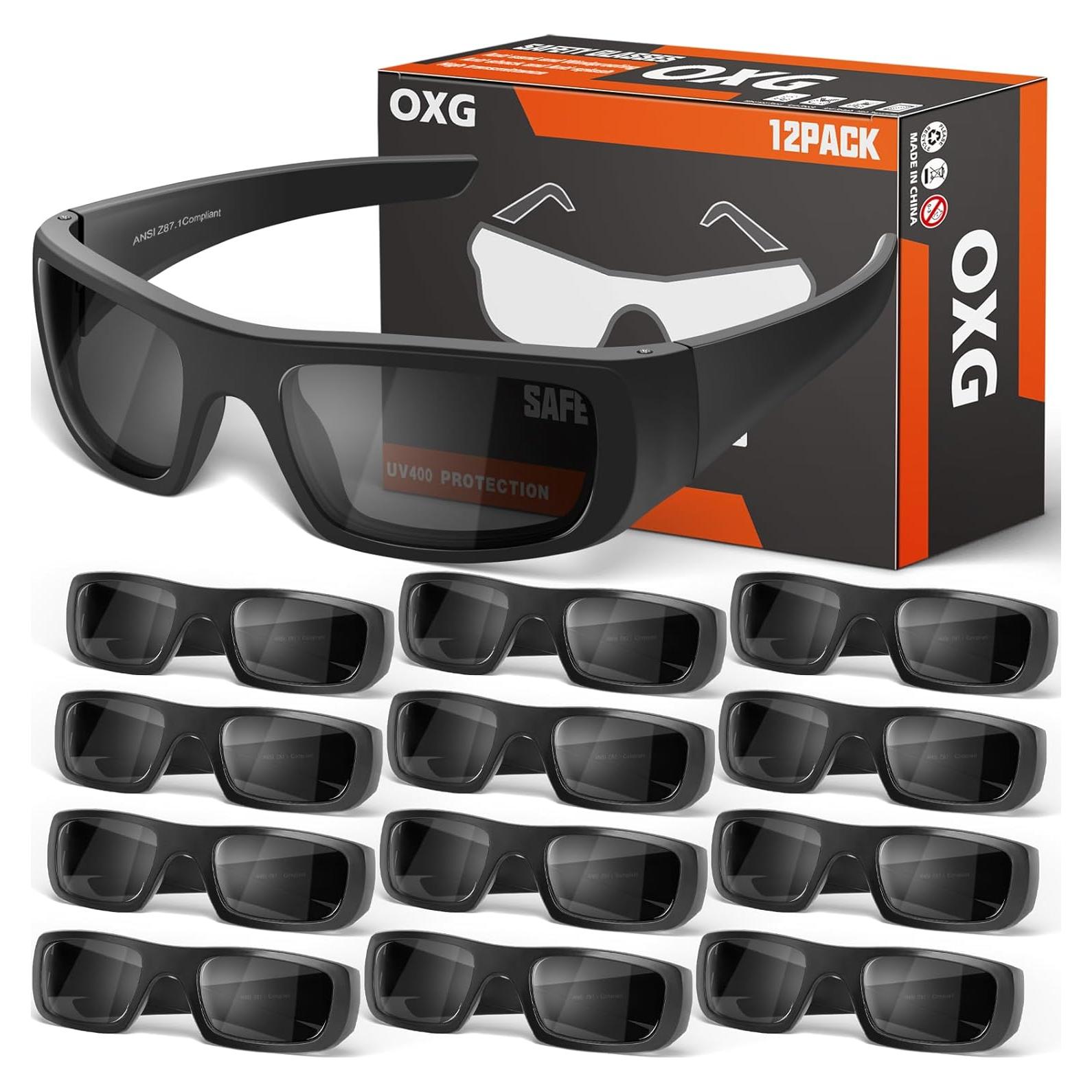 Gafas de Seguridad OXG Unisex ANSI Z87.1 Resistentes a Rayones