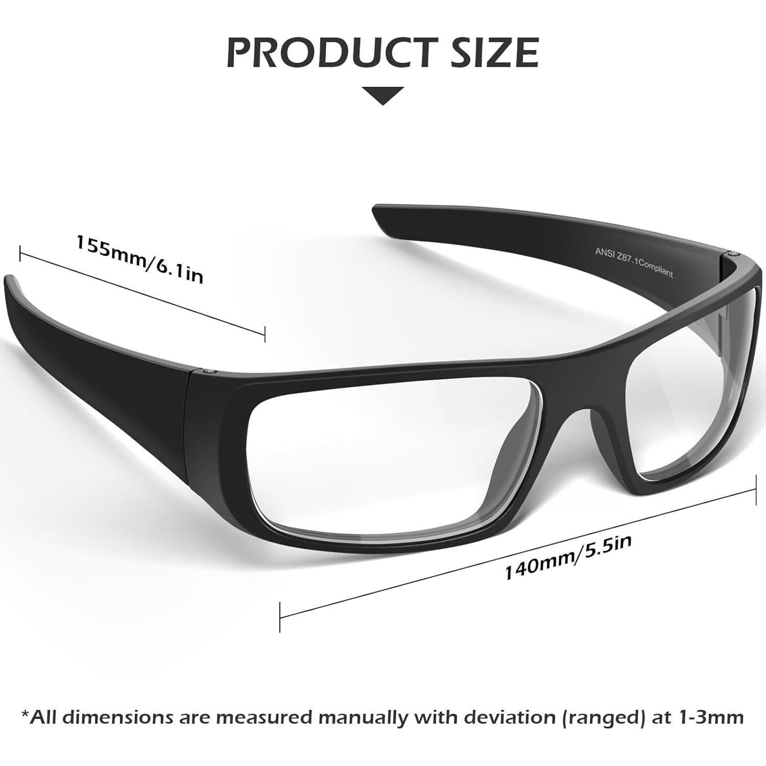 Gafas de Seguridad OXG Unisex ANSI Z87.1 Resistentes a Impactos