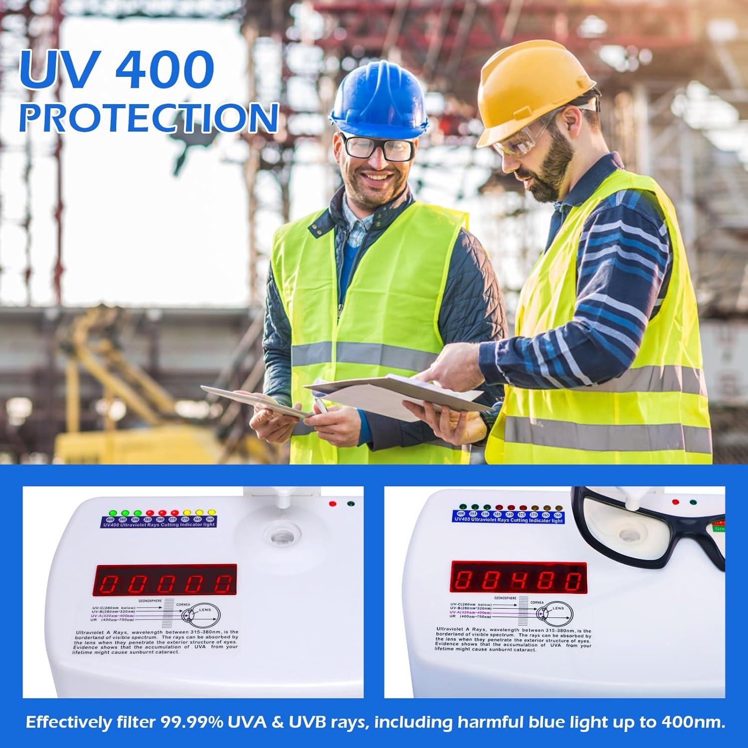 Gafas de Seguridad OXG Unisex ANSI Z87.1 Resistentes a Impactos