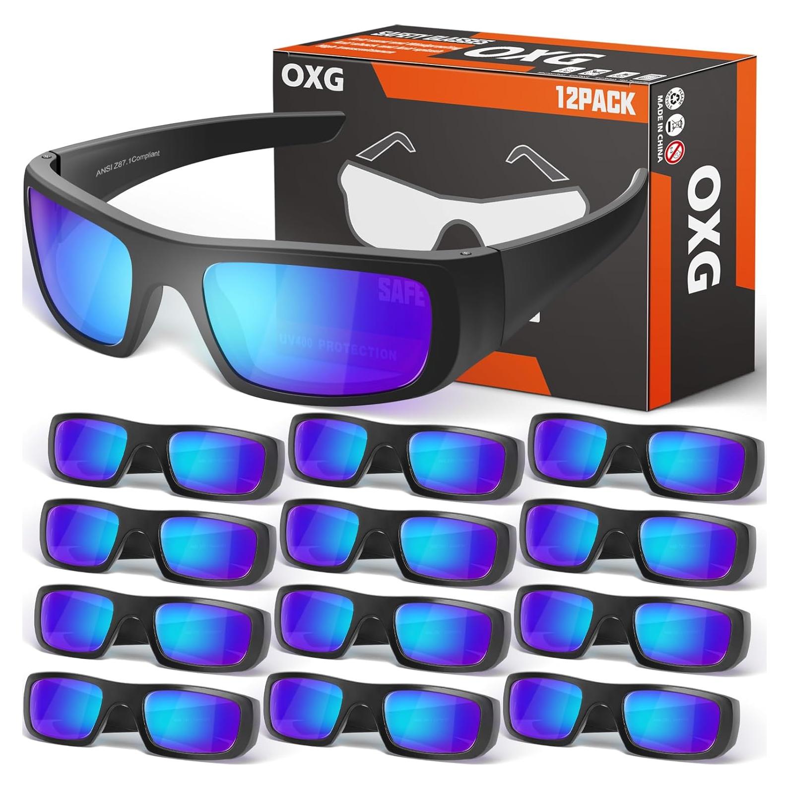 Gafas de Seguridad OXG Unisex ANSI Z87.1 Resistentes a Impactos