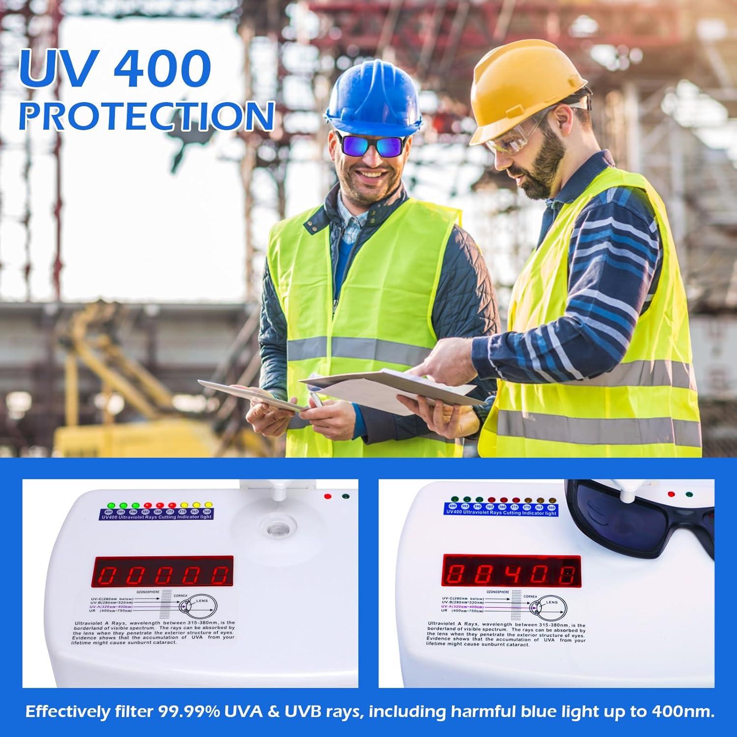 Gafas de Seguridad OXG Unisex ANSI Z87.1 Resistentes a Impactos