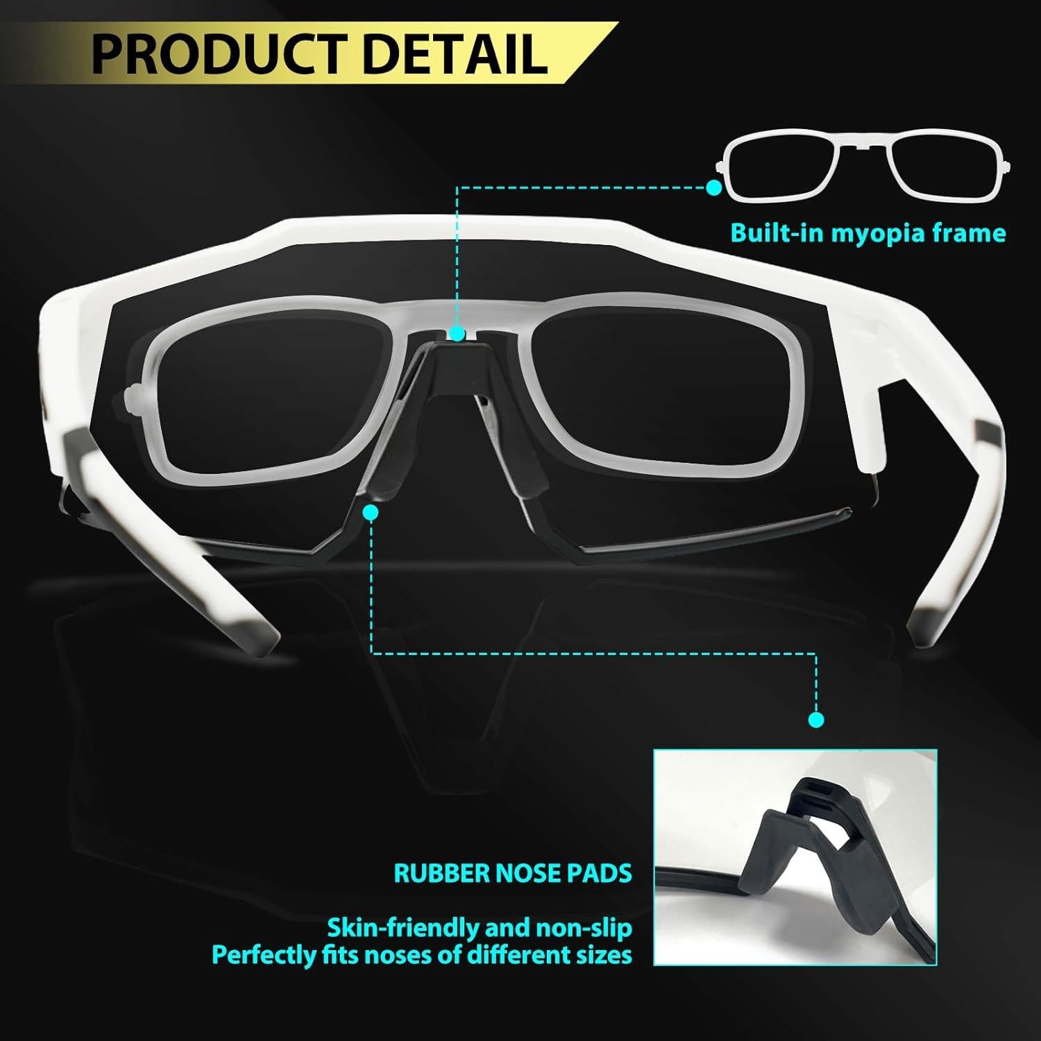 Gafas de sol VOZAPOW fotocromáticas para ciclismo y deportes