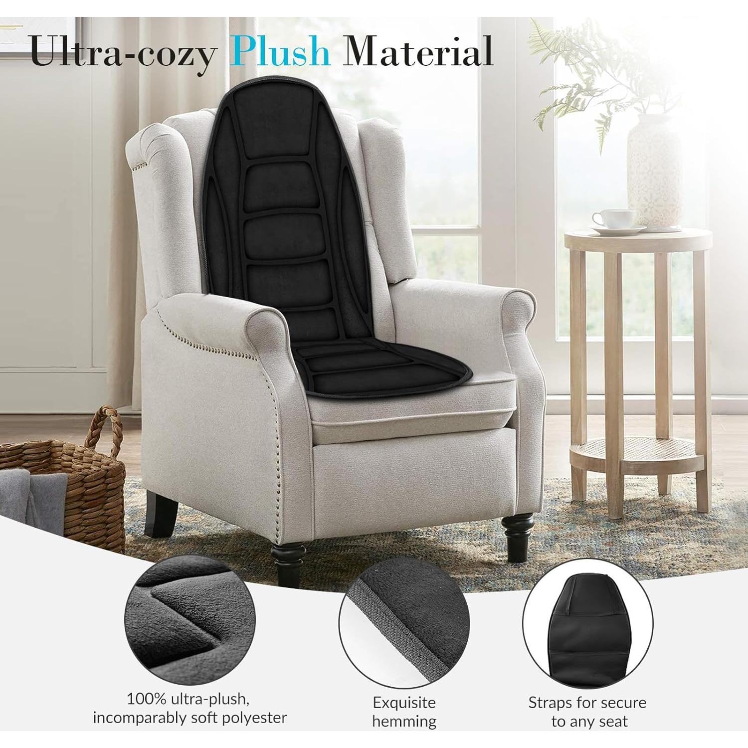 Cojín Masajeador CuPiLo con Calor y 5 Modos de Vibración