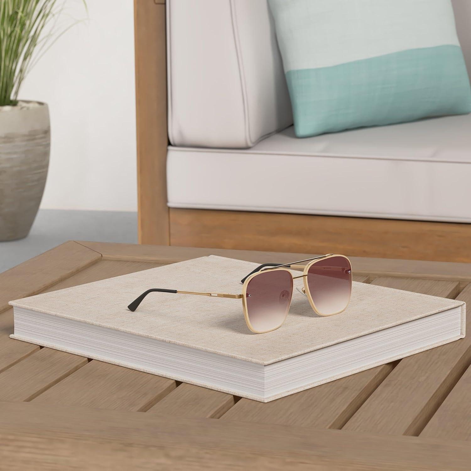 Gafas de sol cuadradas Breaksun con lente UV400 y estilo retro