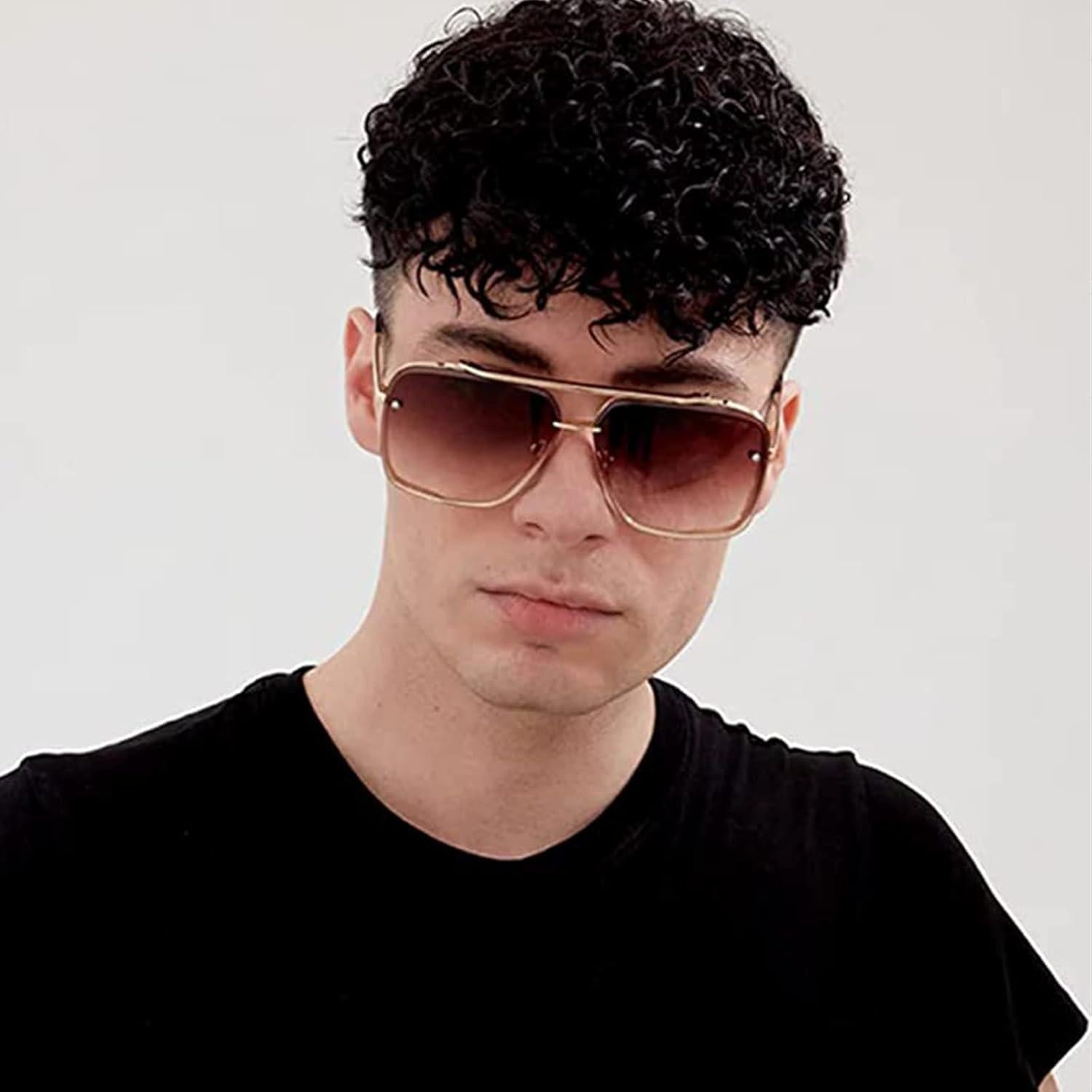 Gafas de sol cuadradas Breaksun con lente UV400 y estilo retro