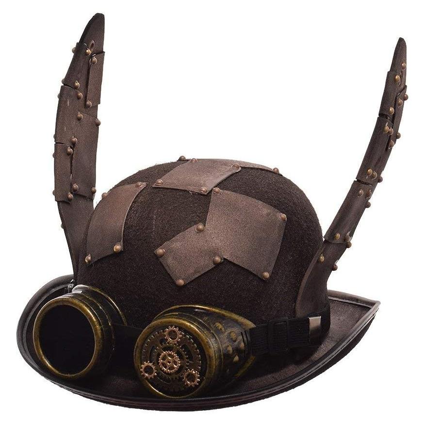 Sombrero Steampunk GRACEART Unisex con Gafas Ajustables