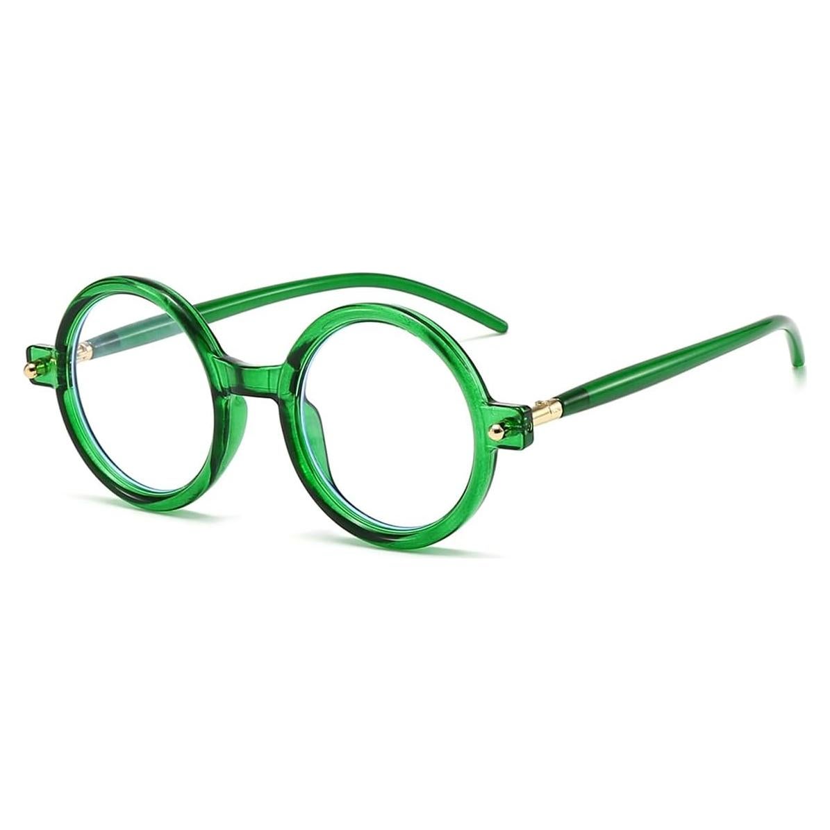 Gafas Redondas Gleyemor Vintage Unisex Anti Luz Azul