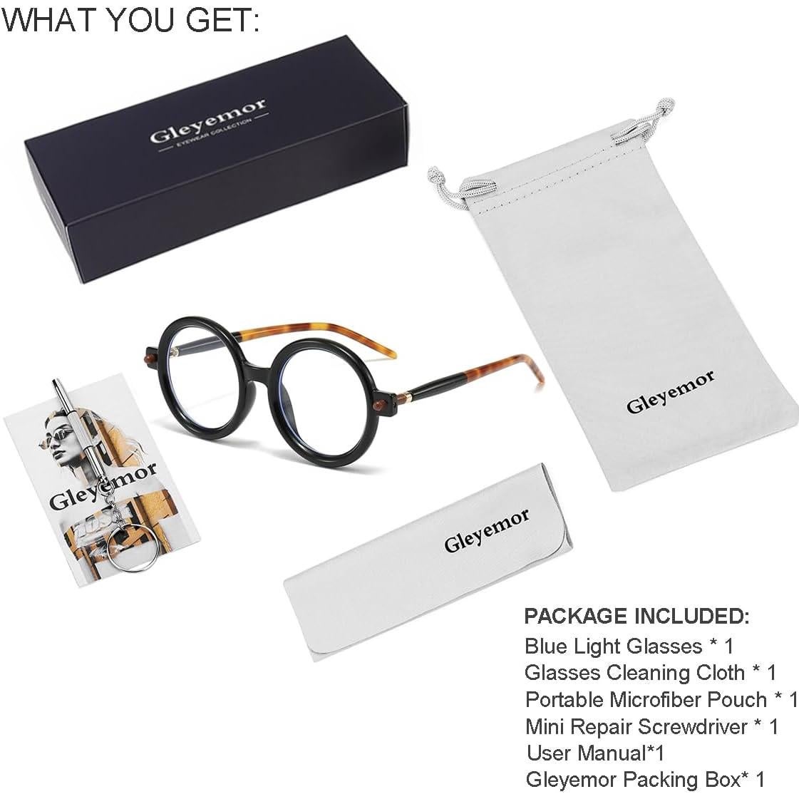 Gafas Retro Gleyemor GL5012XIN Anti Luz Azul Unisex