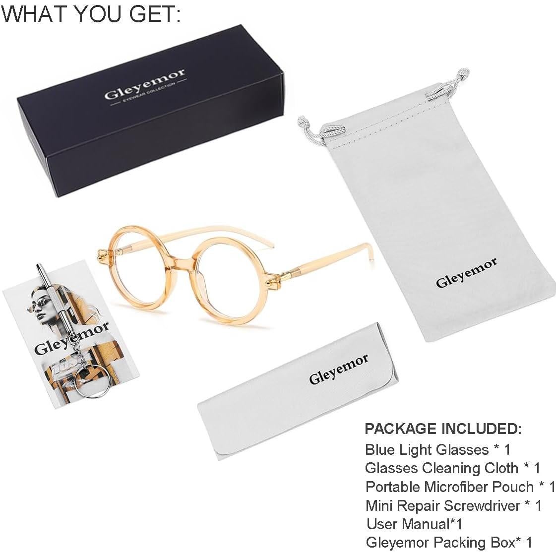 Gafas Retro Gleyemor GL5012XIN Anti Luz Azul Unisex