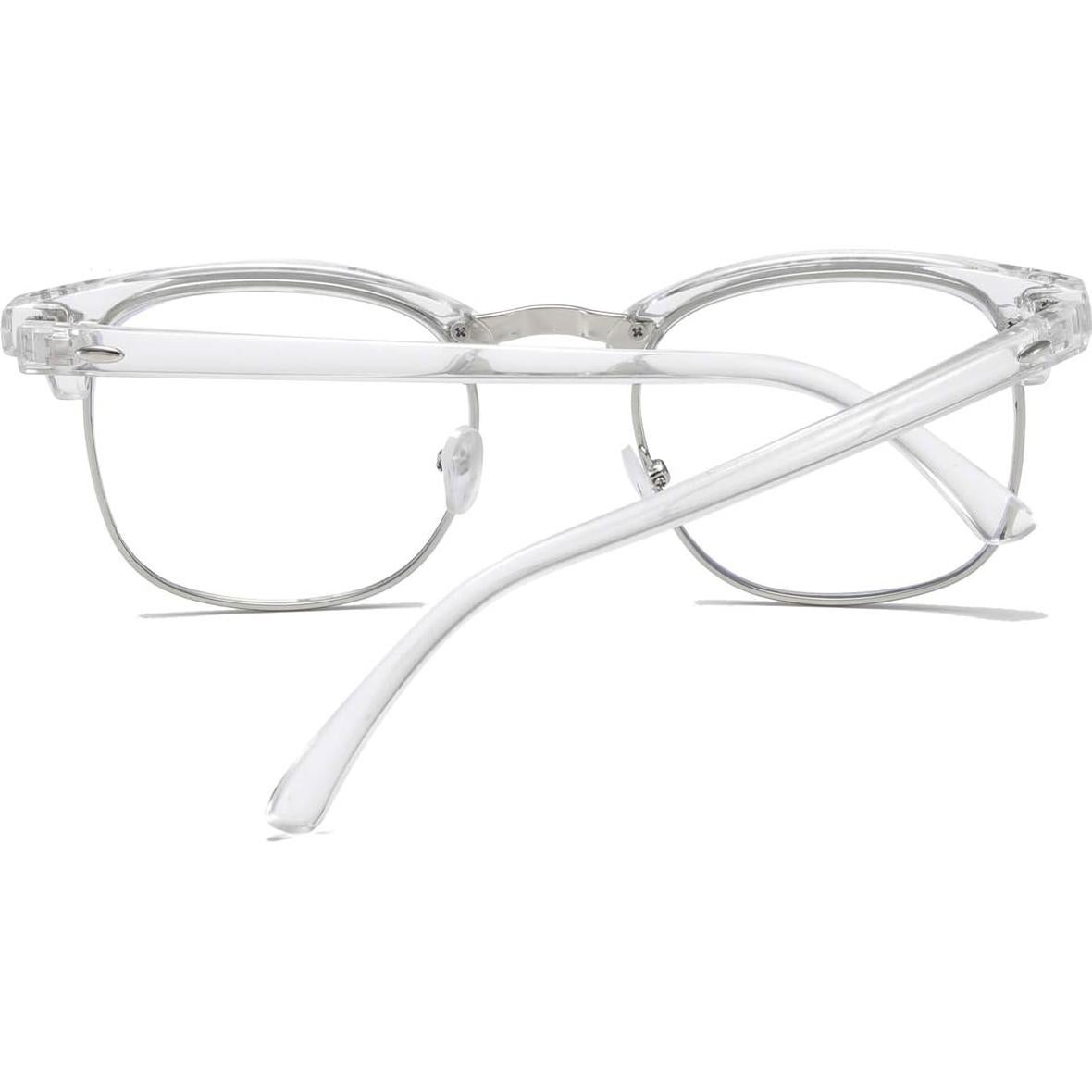 Gafas Vintage Semirimless AISSWZBER Lentes Claros