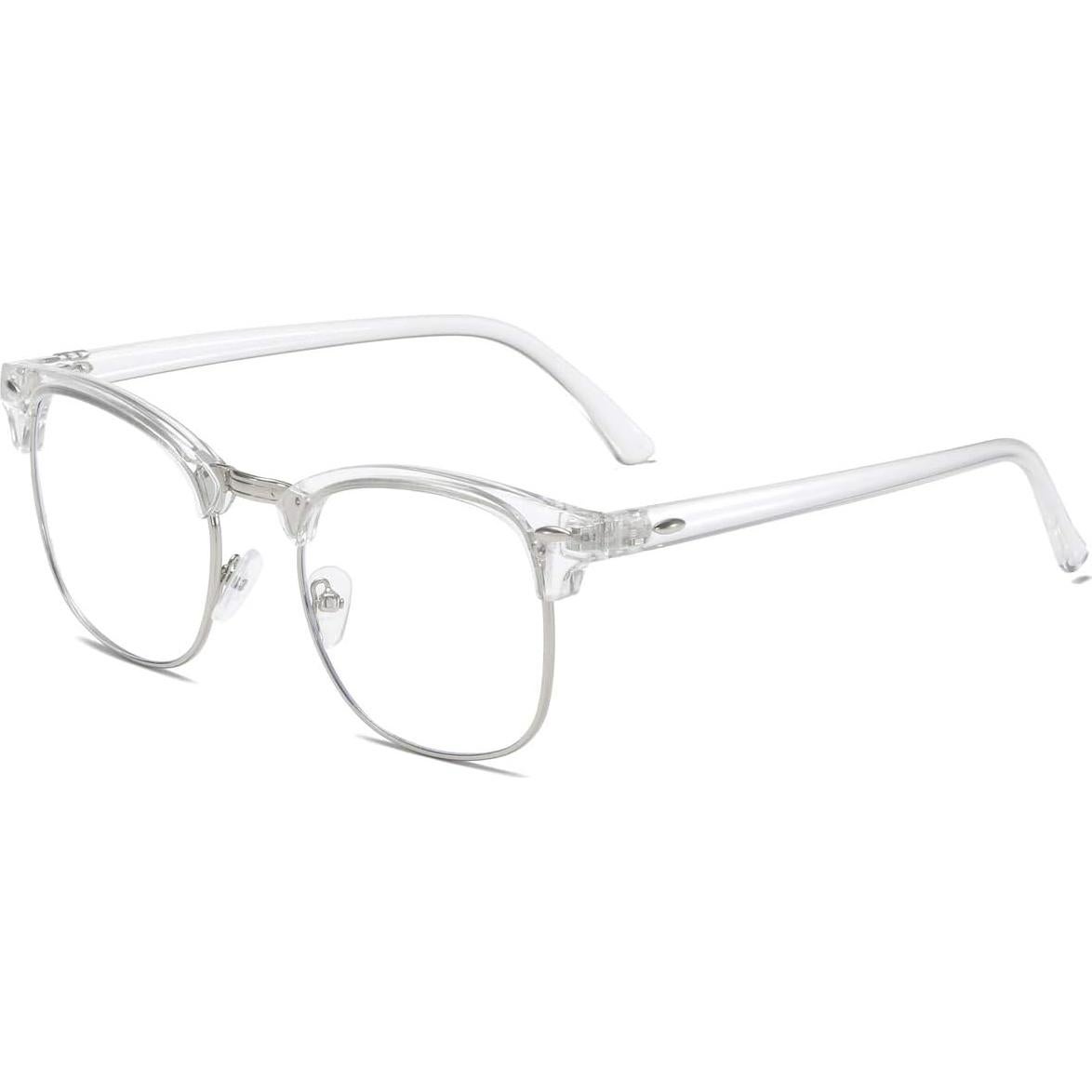 Gafas Vintage Semirimless AISSWZBER Lentes Claros