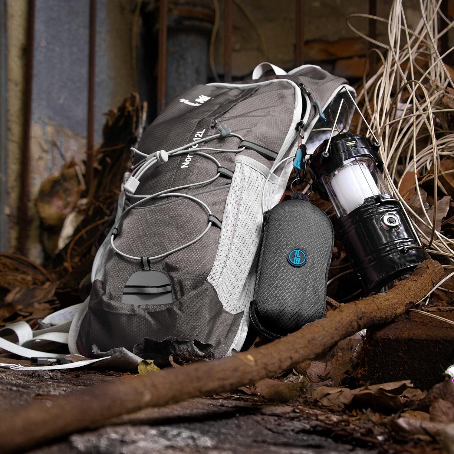 Estuche Semi Duro para Gafas BLUPOND con Gancho y Clip