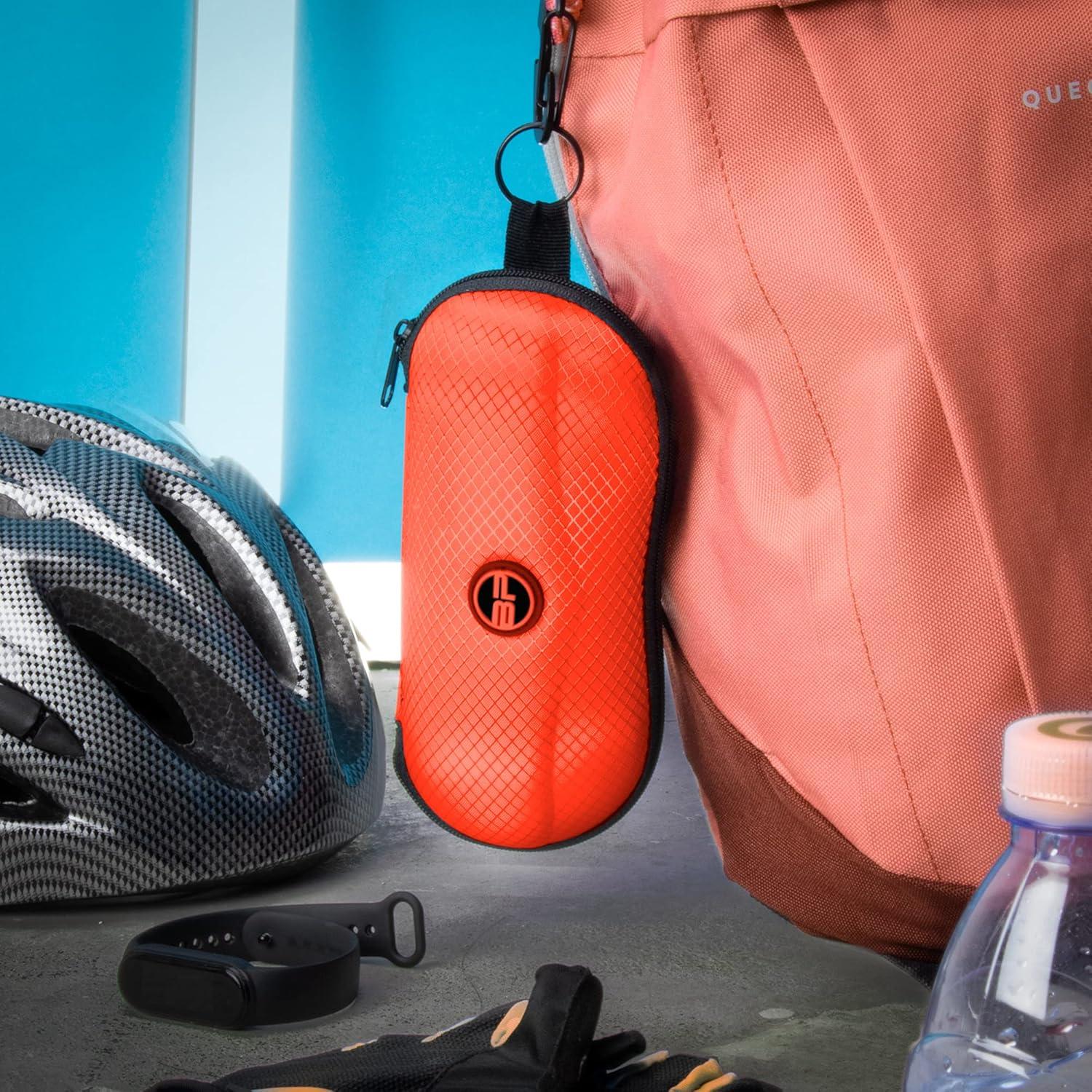 Estuche Semi Duro BLUPOND para Gafas con Clip y Gancho