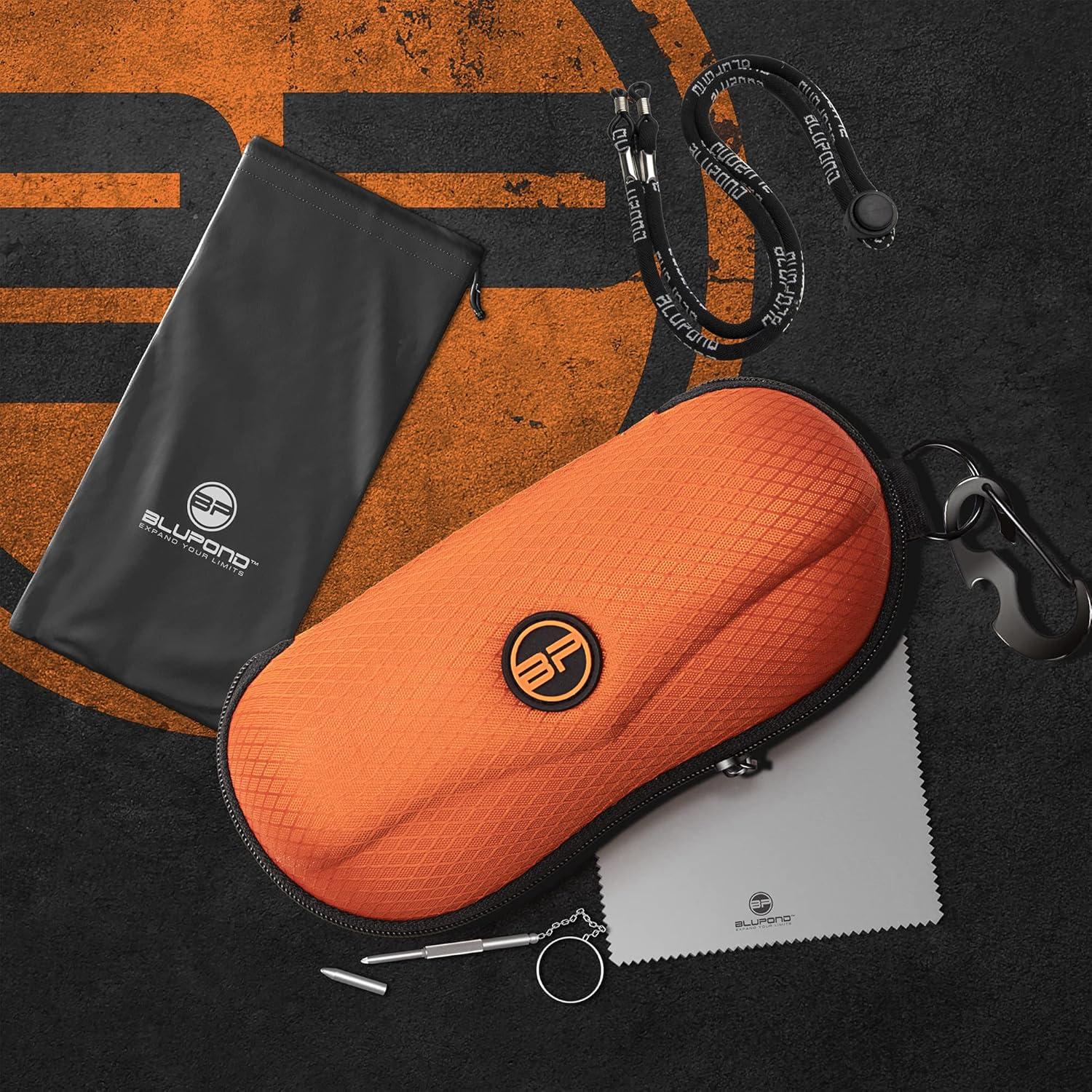 Estuche Semi Duro BLUPOND para Gafas con Clip y Gancho