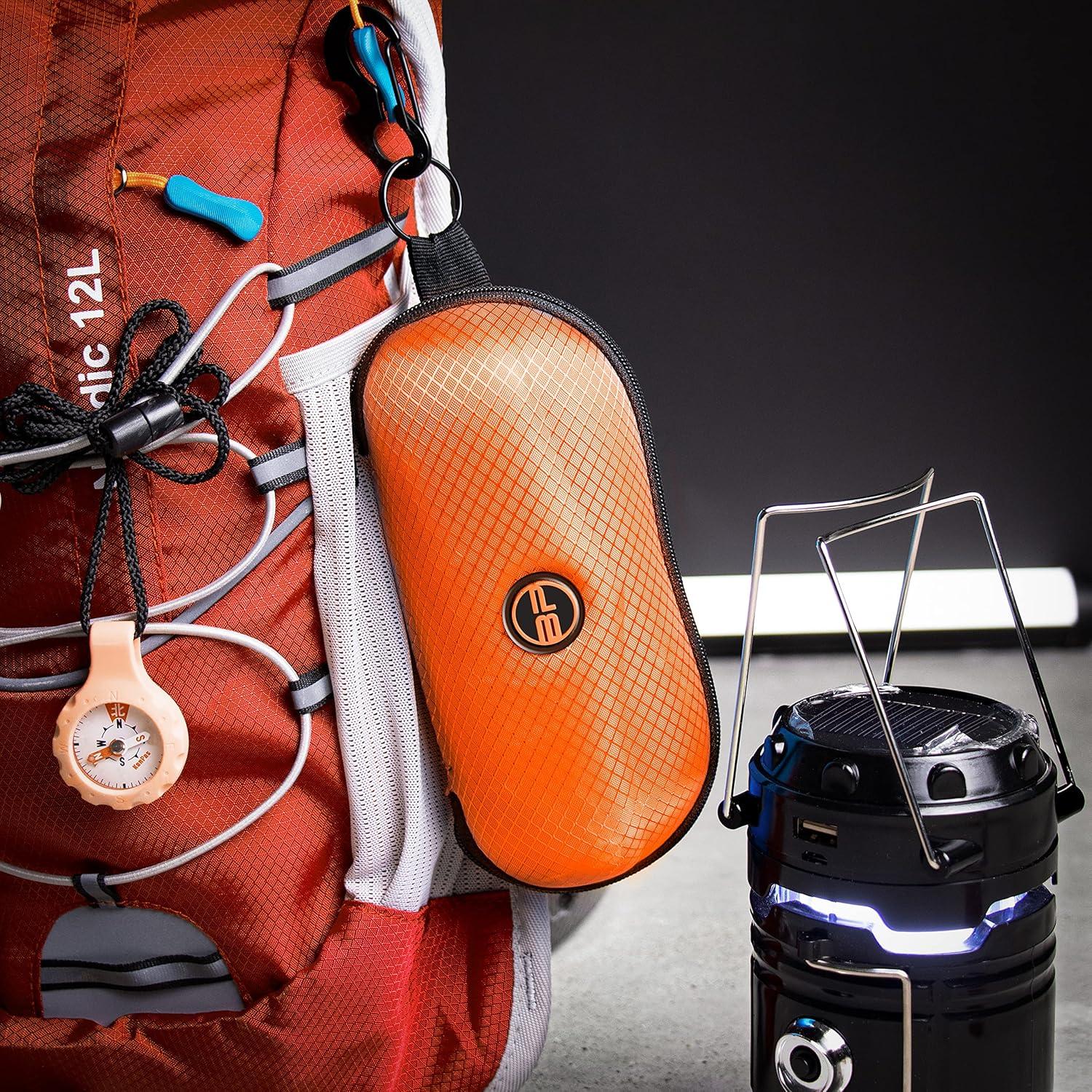 Estuche Semi Duro BLUPOND para Gafas con Clip y Gancho