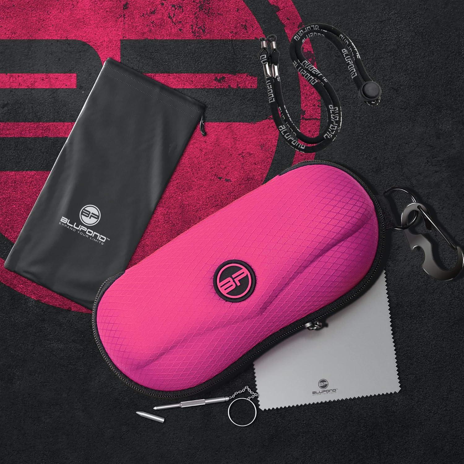 Estuche Semi Duro BLUPOND para Gafas con Clip y Gancho