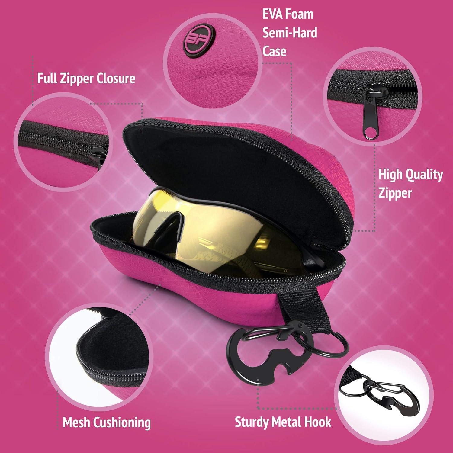 Estuche Semi Duro BLUPOND para Gafas con Clip y Gancho