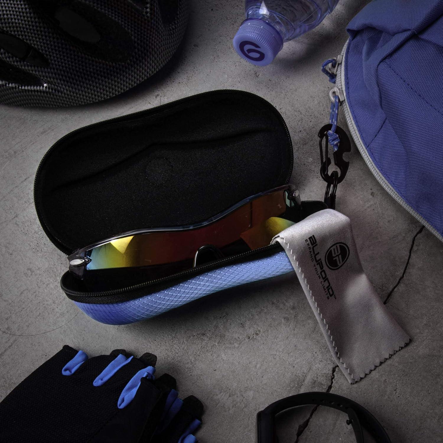 Estuche Semi Duro BLUPOND para Gafas con Clip y Gancho