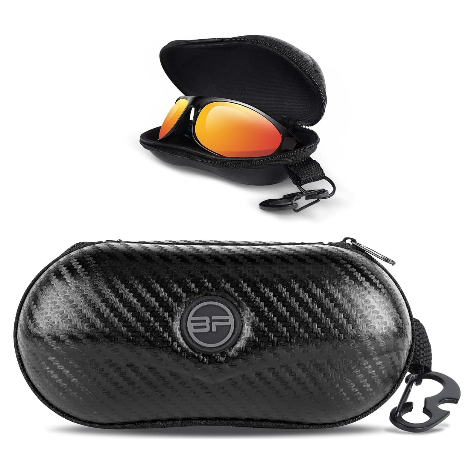 Estuche Semi Duro para Gafas BLUPOND con Gancho y Clip