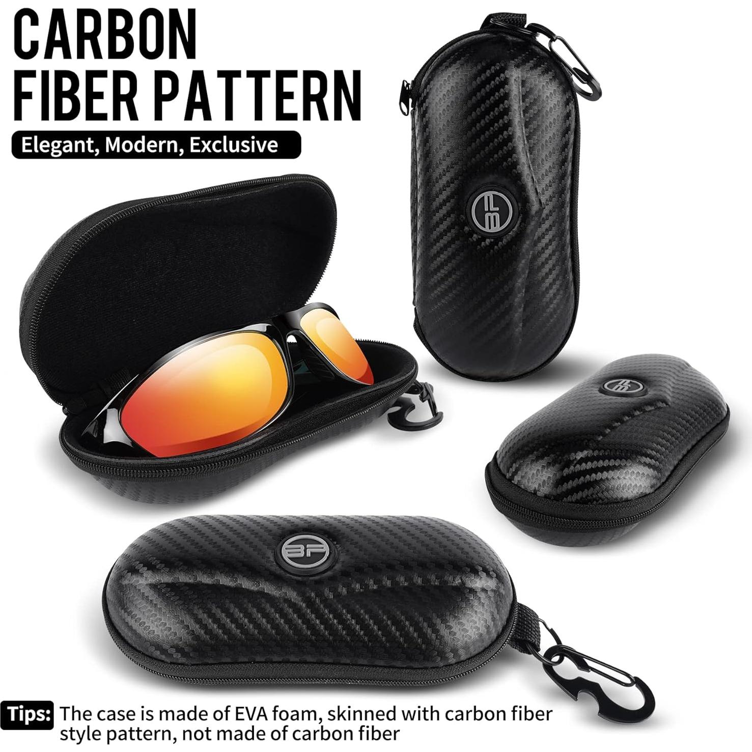 Estuche Semi Duro para Gafas BLUPOND con Gancho y Clip