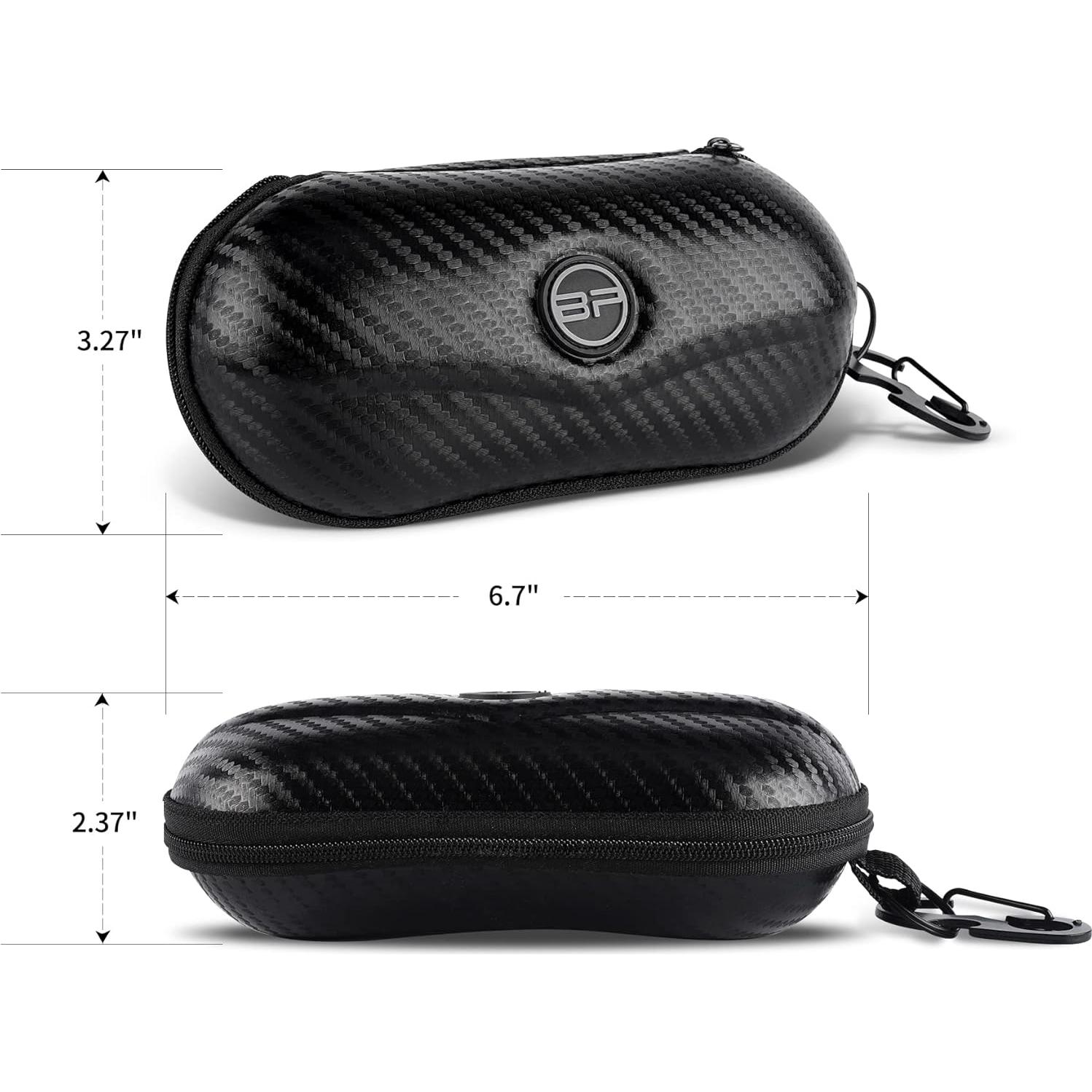 Estuche Semi Duro para Gafas BLUPOND con Gancho y Clip