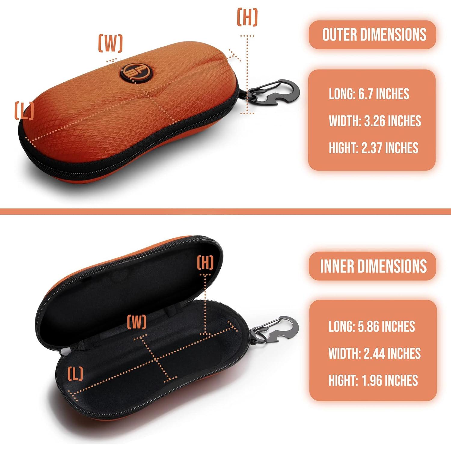 Estuche Semi Duro para Gafas BLUPOND Rosa/Naranja