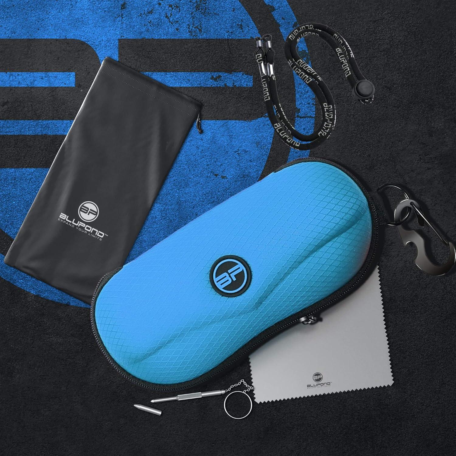 Estuche Semi Duro para Gafas BLUPOND con Gancho Metálico