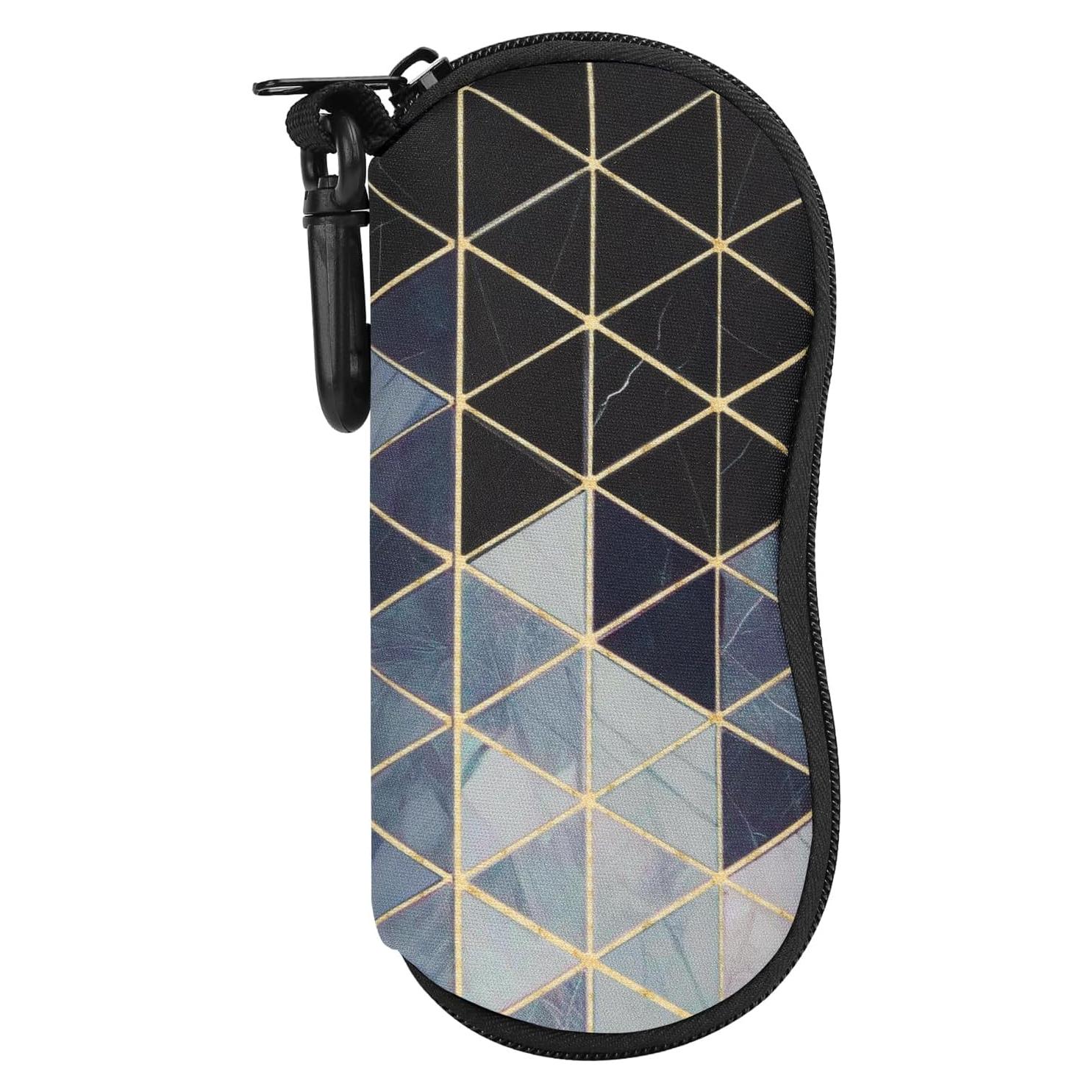 Funda de Gafas MoKo Neopreno Cremallera Espaciosa Gris