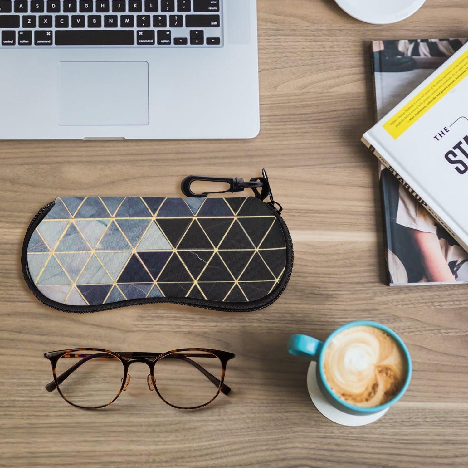 Funda de Gafas MoKo Neopreno Cremallera Espaciosa Gris