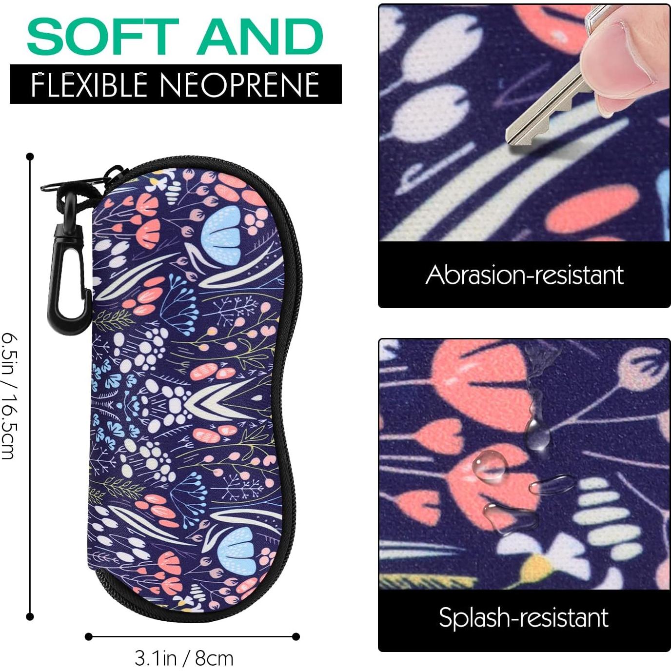 Funda de Gafas MoKo Neopreno Azul Noche con Cremallera