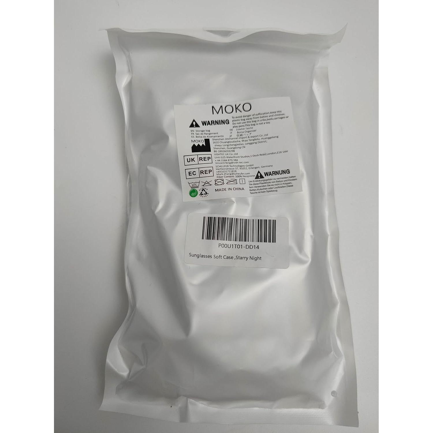 Funda de Gafas MoKo Neopreno Cremallera Espaciosa