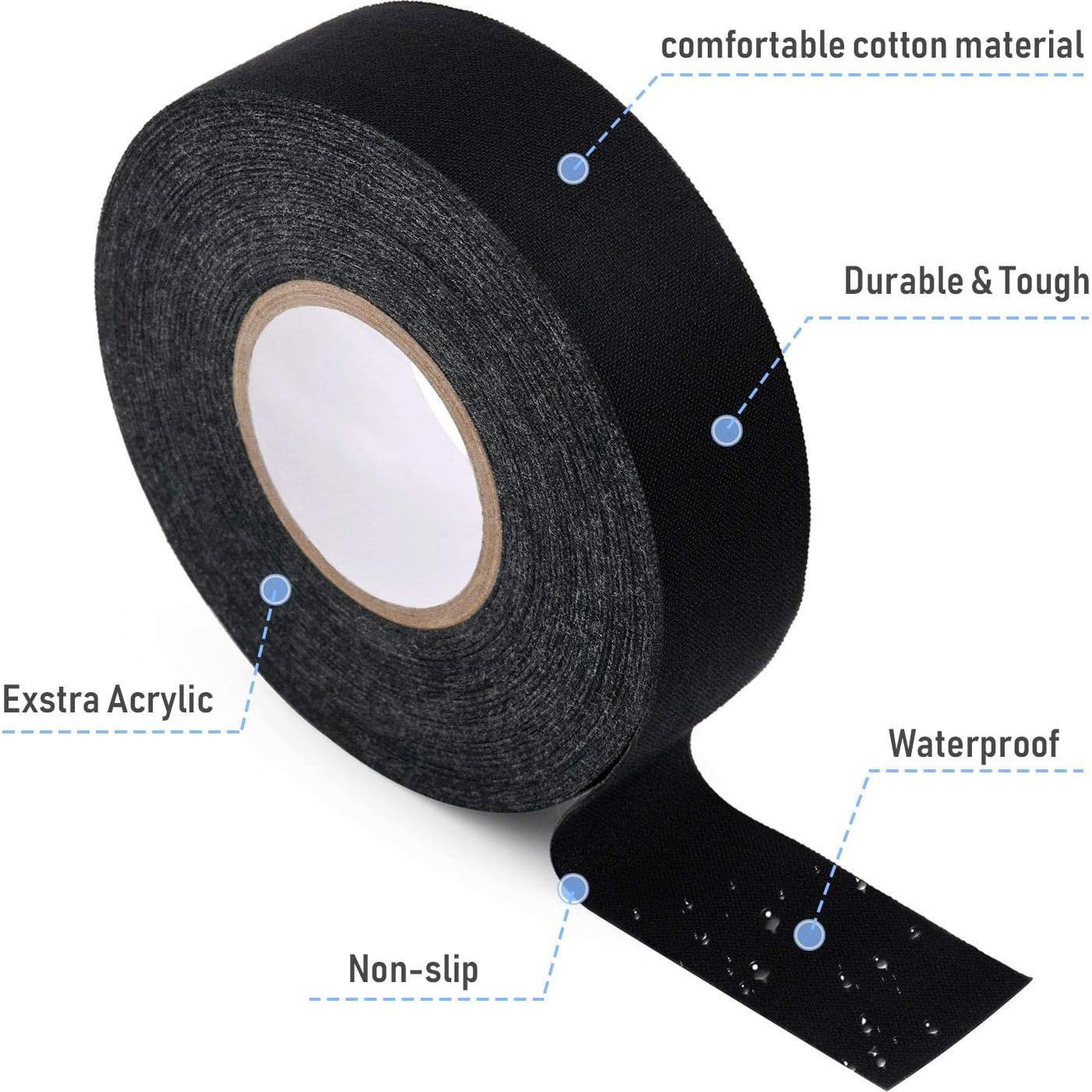 Cinta Deportiva MEZUT Negra 2 Rollos 2.54 cm x 24.69 m