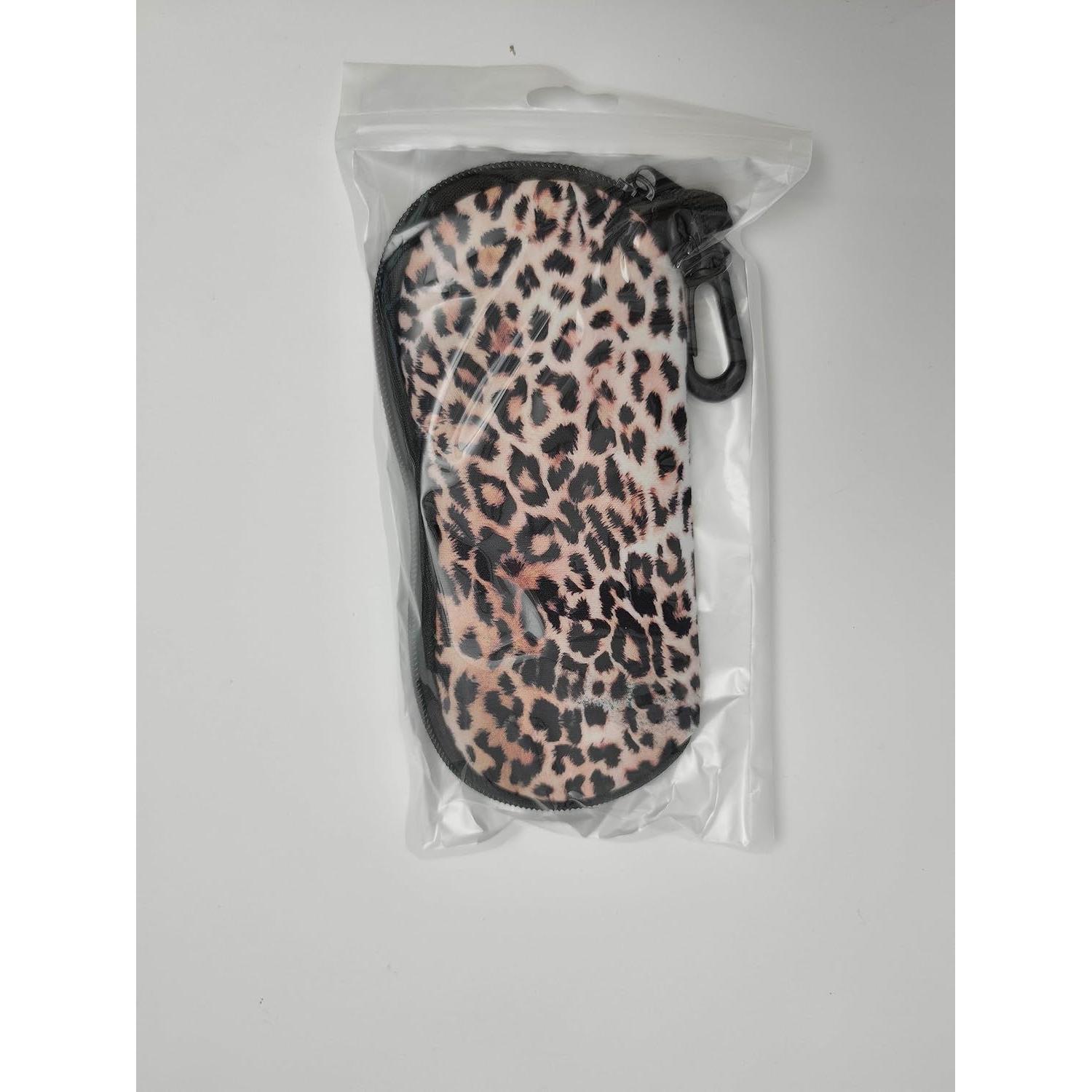 Funda de Gafas MoKo Neopreno Cremallera E-leopardo