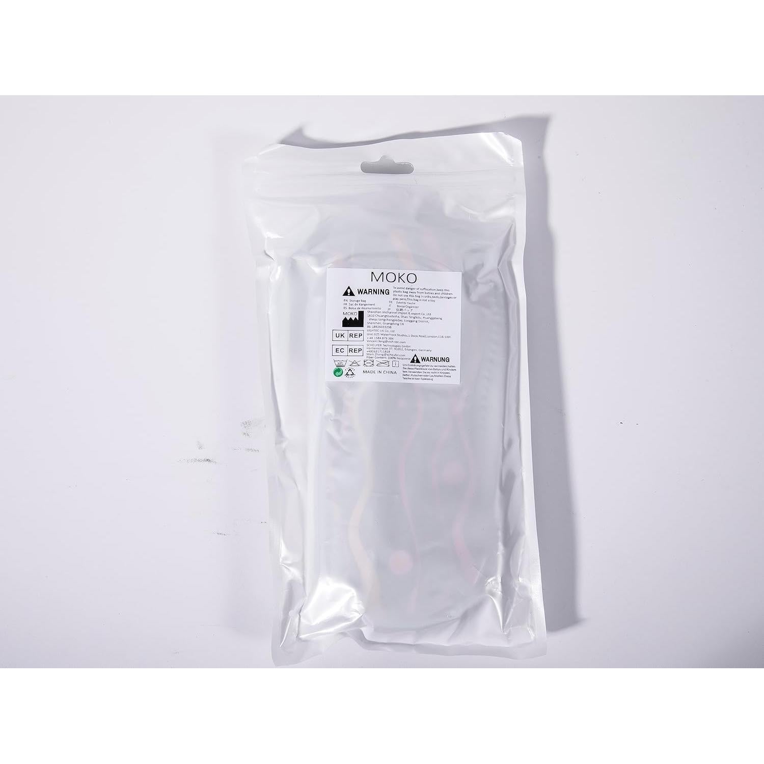 Funda de Gafas MoKo Neopreno Cremallera Rayas Zigzag