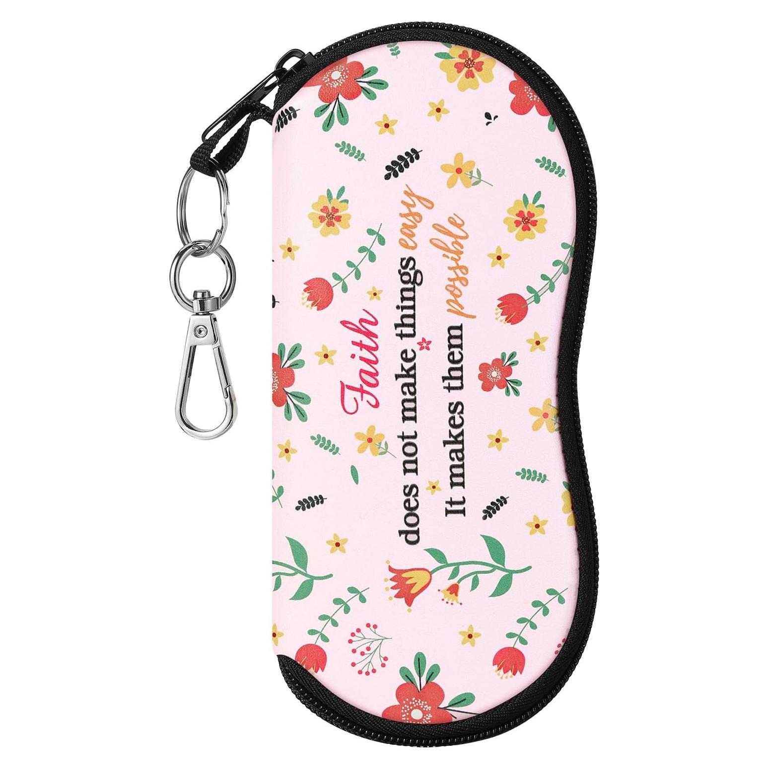 Funda de Gafas MoKo Neopreno Cremallera Rosa Flexible