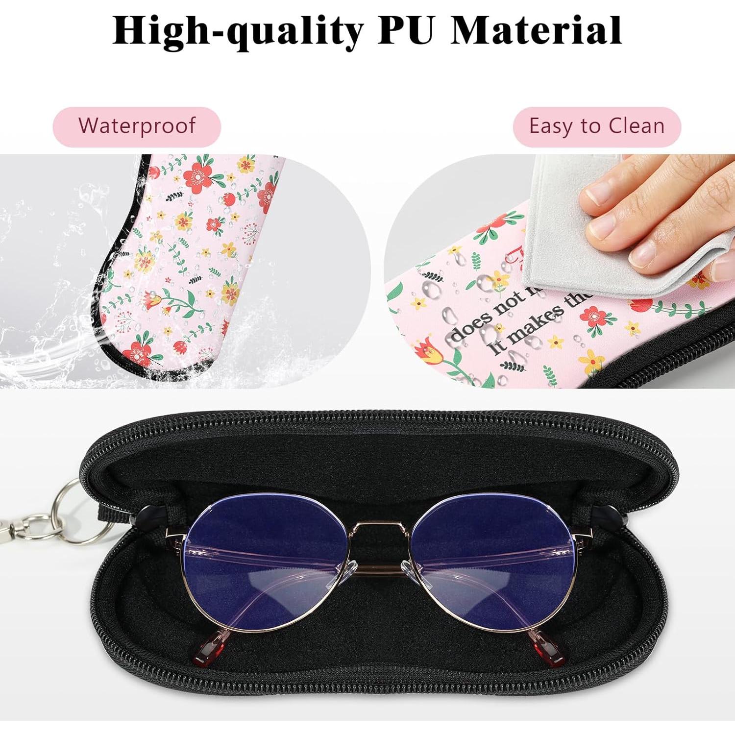 Funda de Gafas MoKo Neopreno Cremallera Rosa Flexible