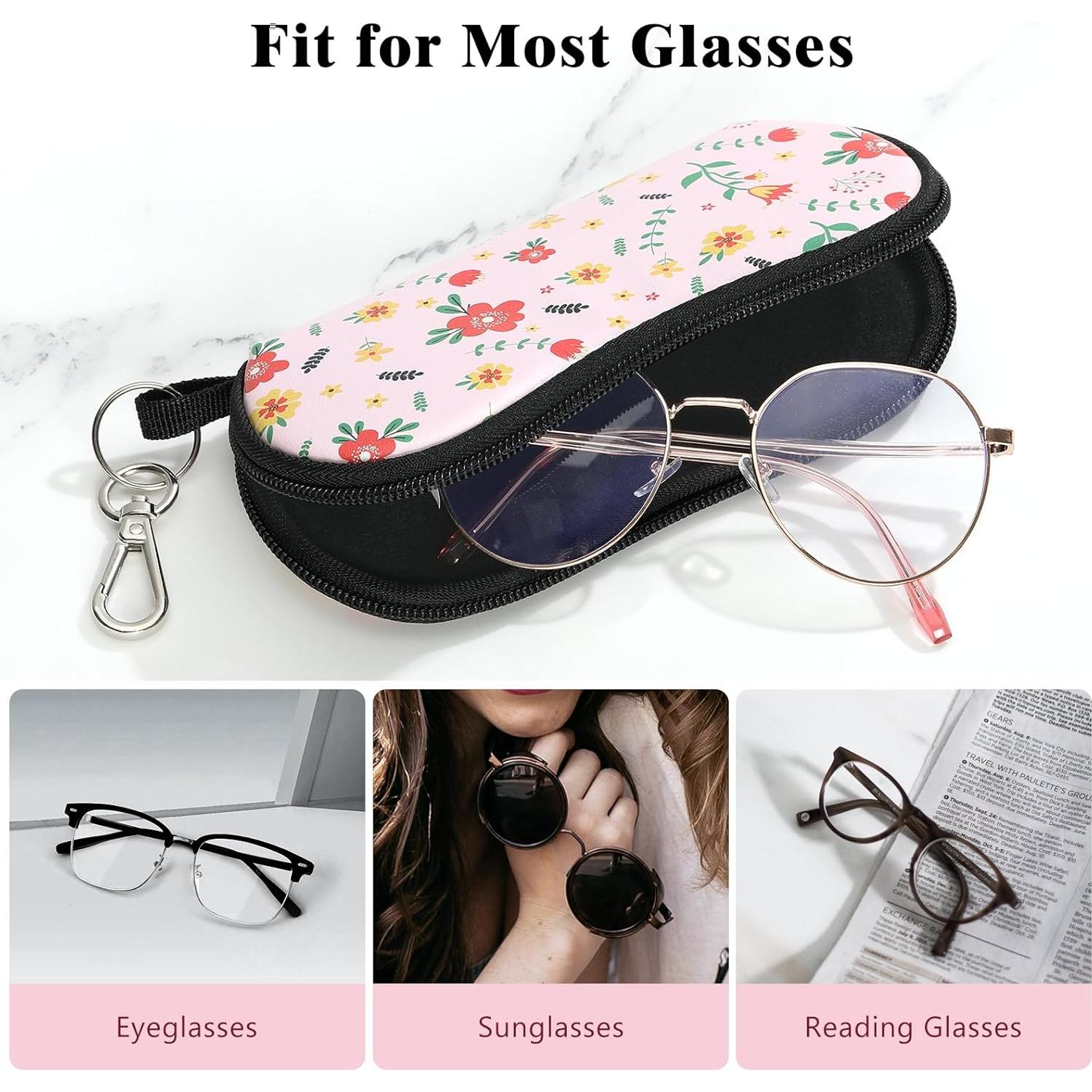 Funda de Gafas MoKo Neopreno Cremallera Rosa Flexible