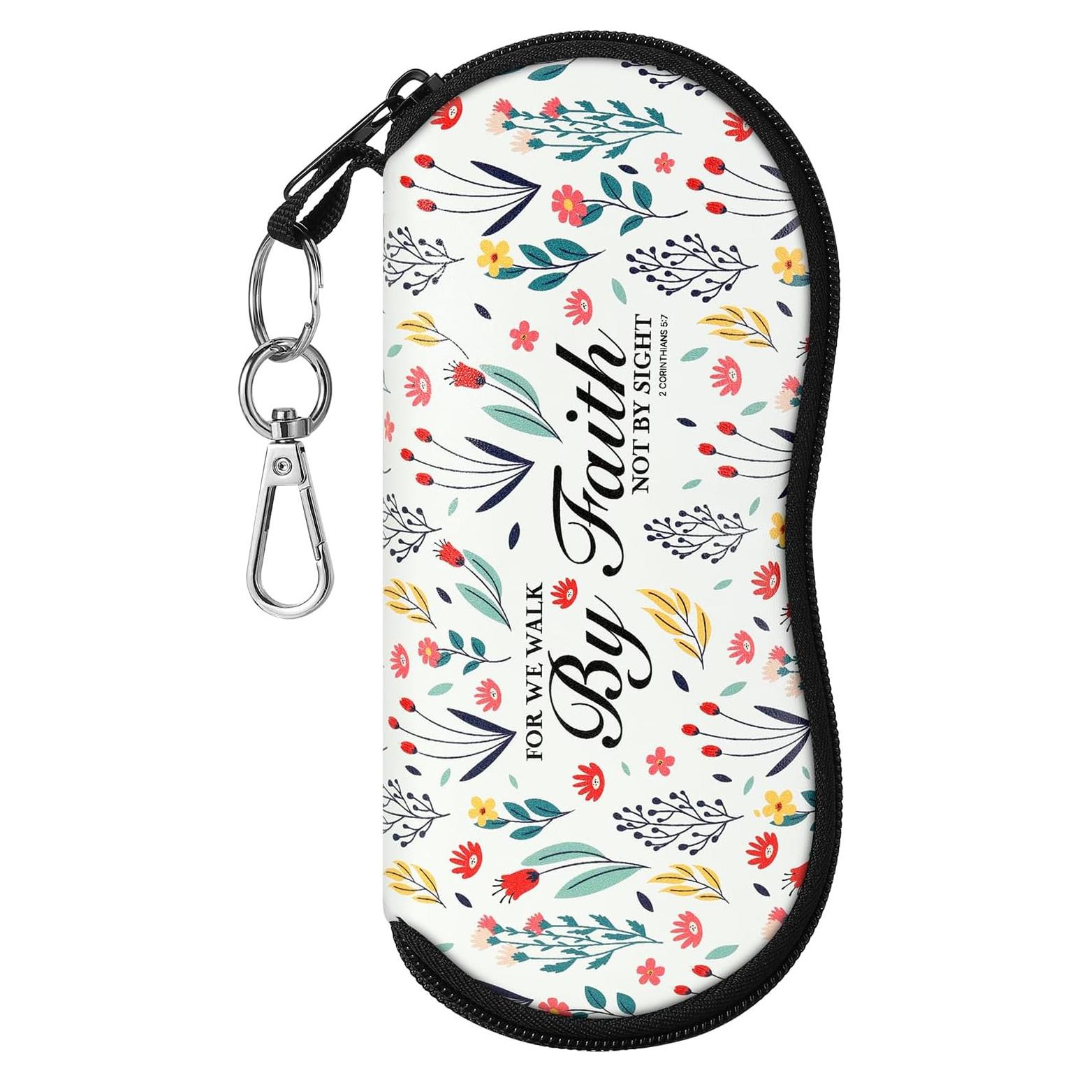 Funda de Gafas MoKo Neopreno Ligera con Cremallera Blanca