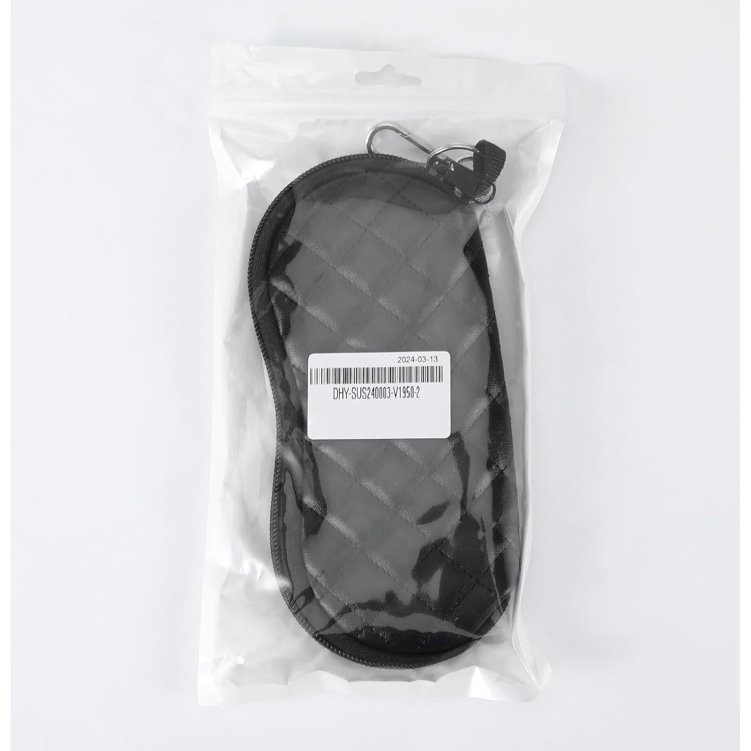 Funda de Gafas MoKo Neopreno Cremallera Rombo Negro