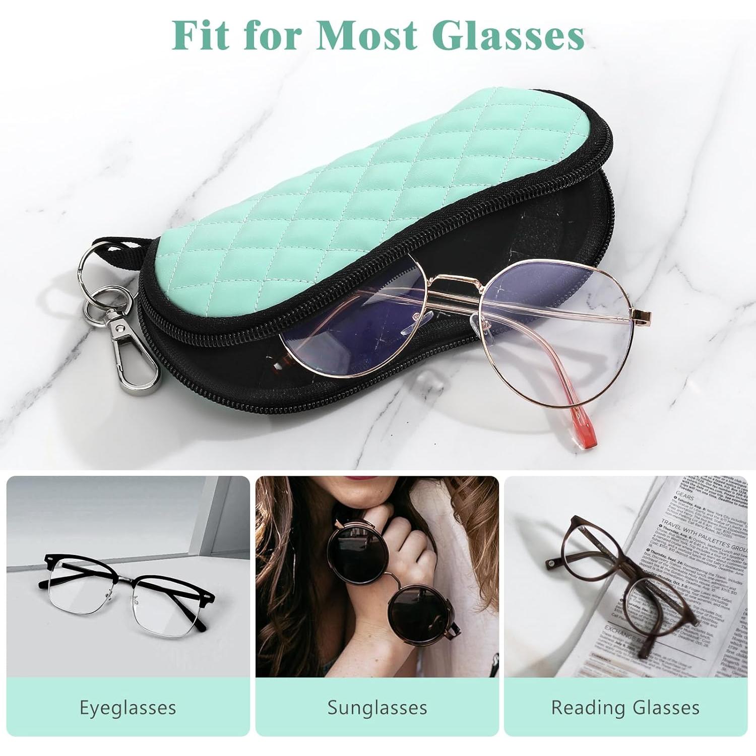 Funda de Gafas MoKo Neopreno Verde Menta con Cremallera