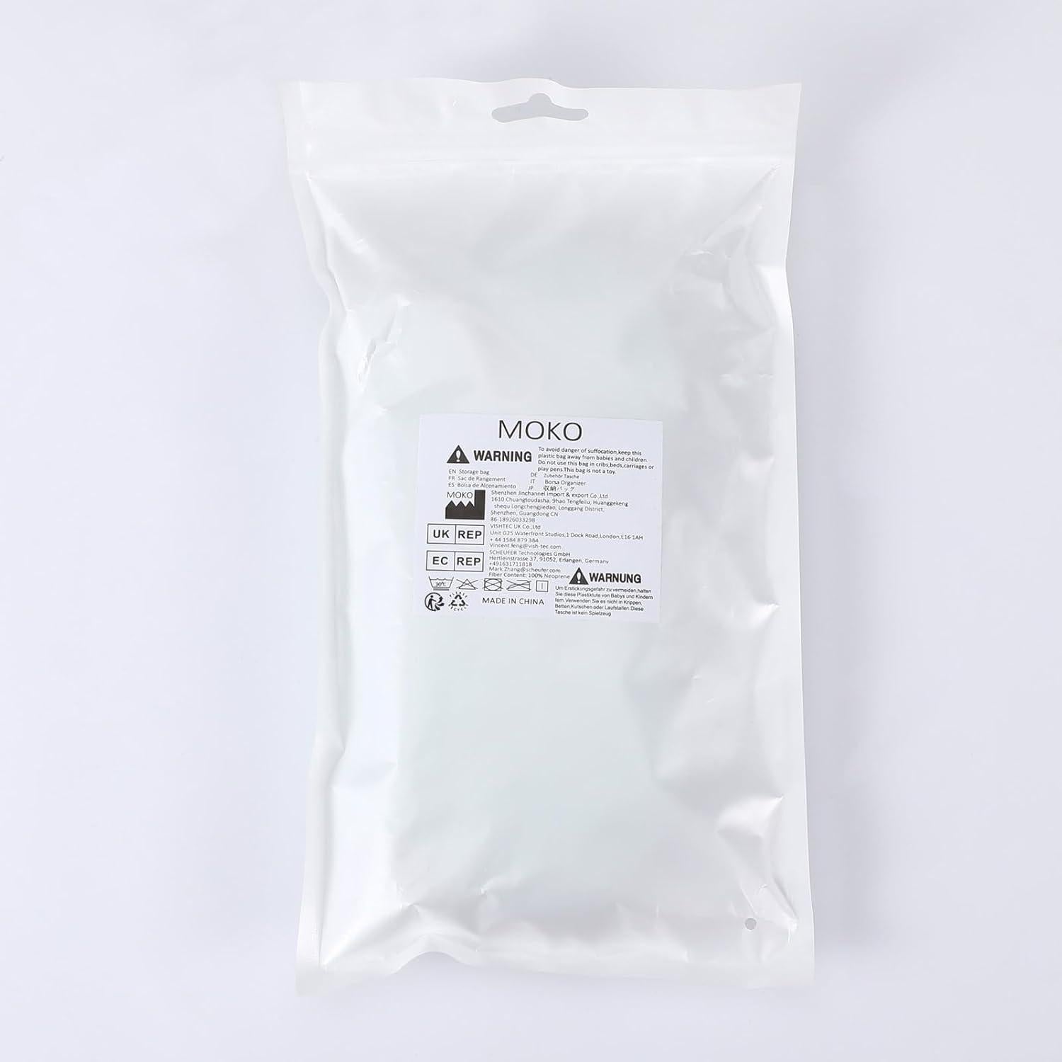 Funda de Gafas MoKo Neopreno Verde Menta con Cremallera